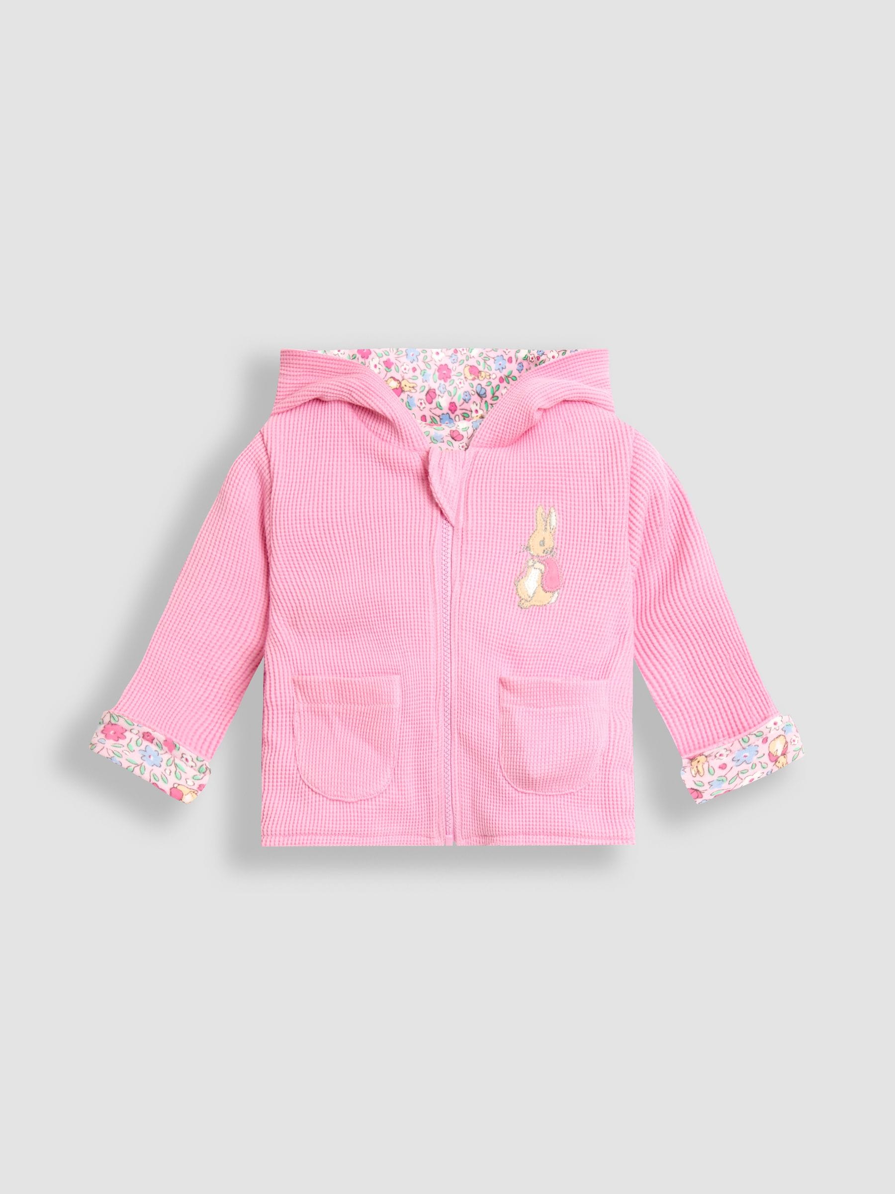 JoJo Maman Bébé Pink 3-Piece Hoodie, Jogger & Body Set image 2