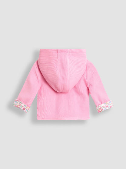 JoJo Maman Bébé Pink 3-Piece Hoodie, Jogger & Body Set image 3