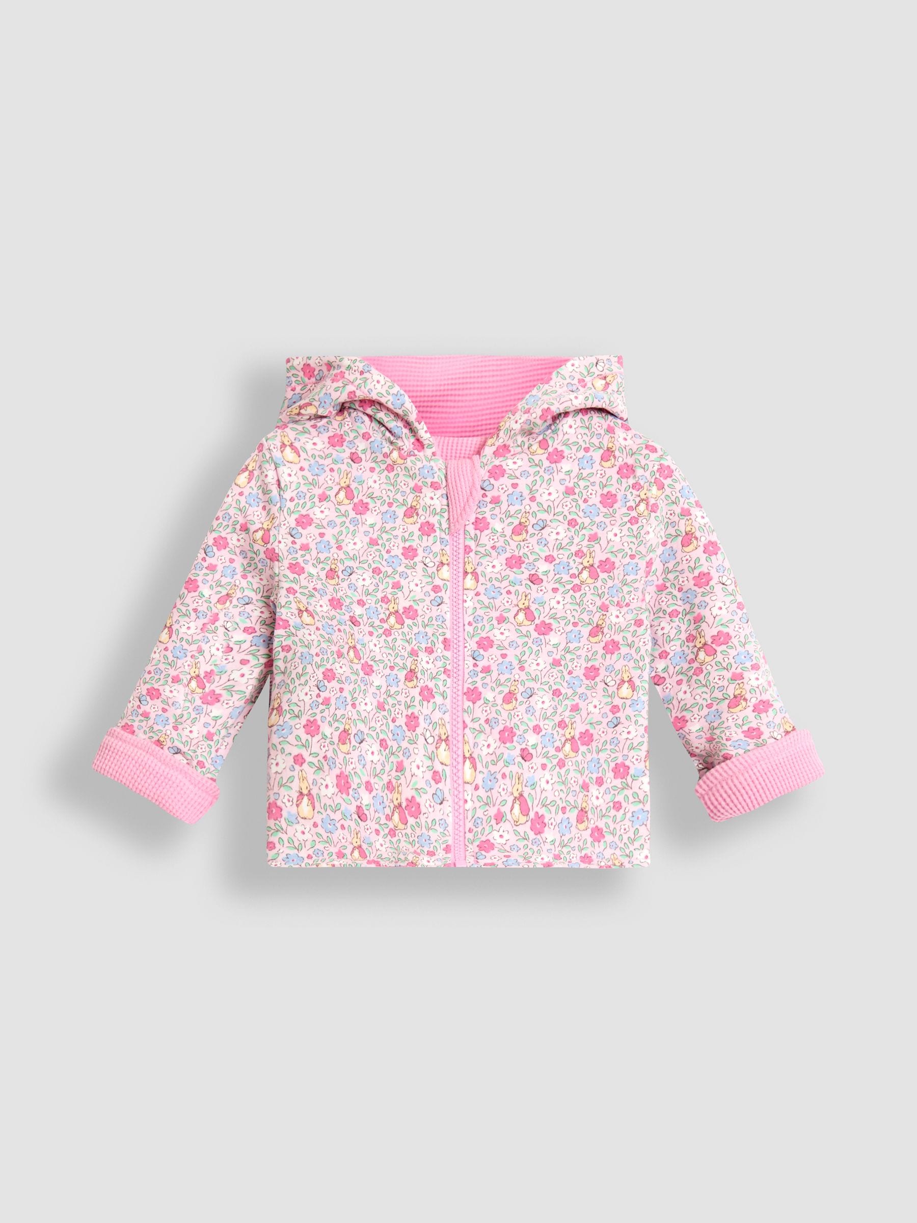 JoJo Maman Bébé Pink 3-Piece Hoodie, Jogger & Body Set image 4