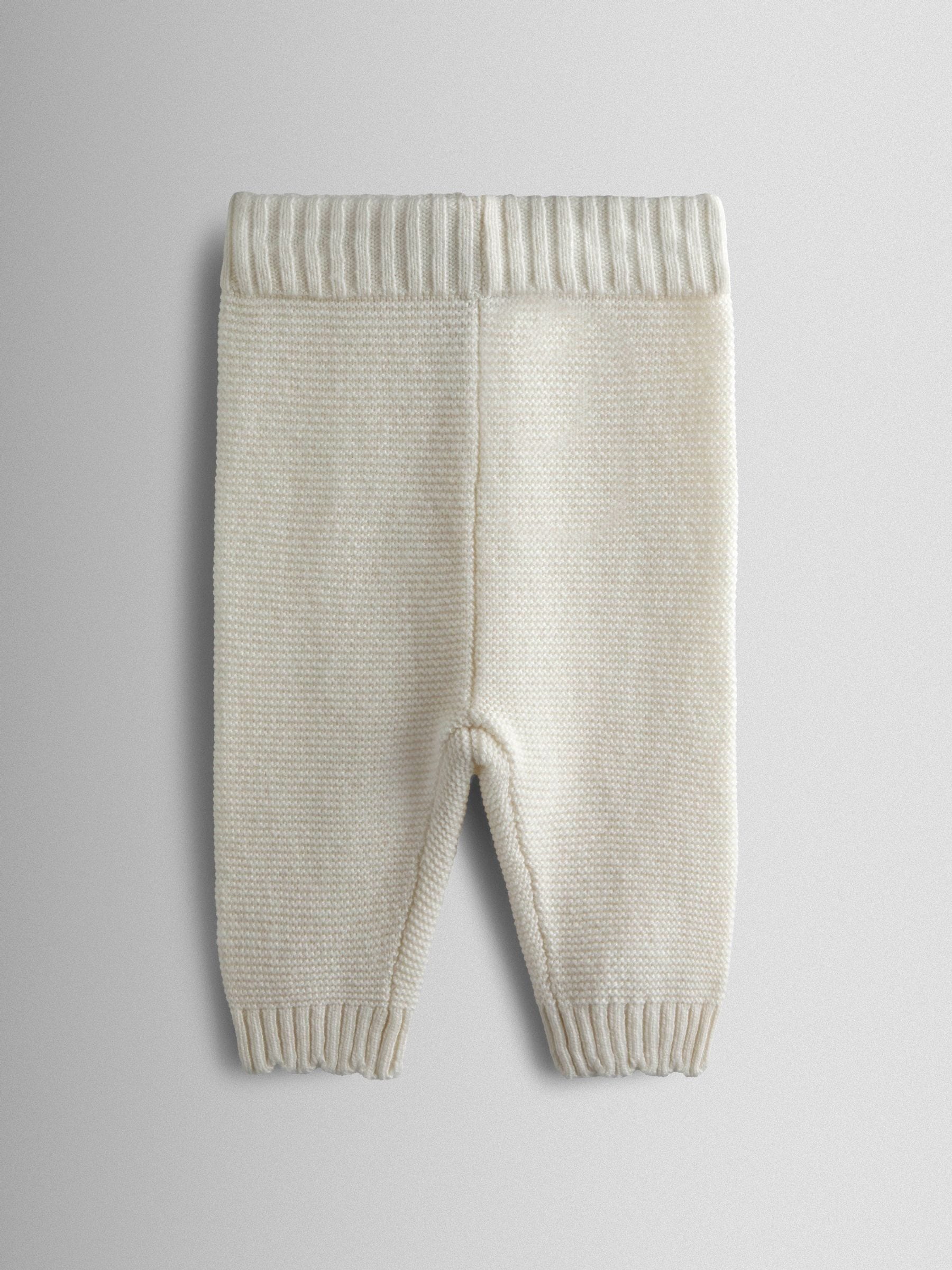 JoJo Maman Bébé Cream Knit 3-Piece Set image 4