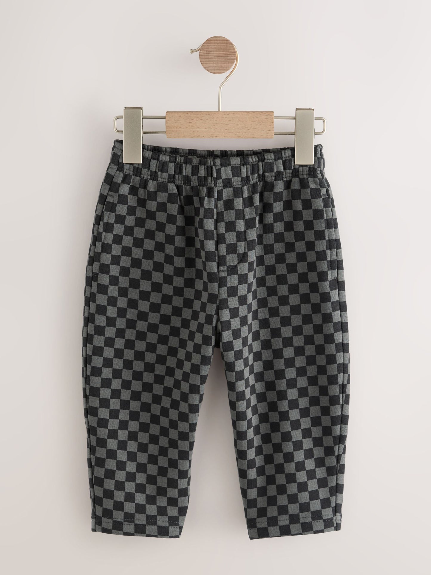 Mono Checkerboard Single Wide Leg Jersey Joggers (3mths-7yrs) image 5