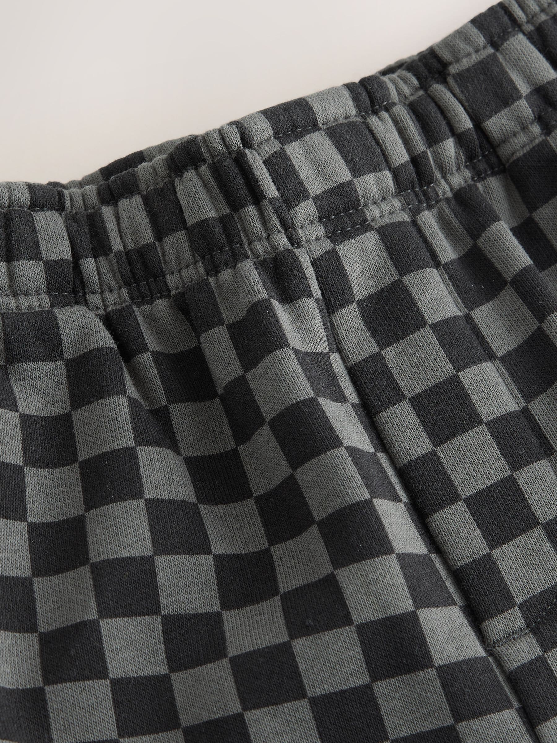 Mono Checkerboard Single Wide Leg Jersey Joggers (3mths-7yrs) image 7