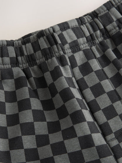 Mono Checkerboard Single Wide Leg Jersey Joggers (3mths-7yrs) image 7