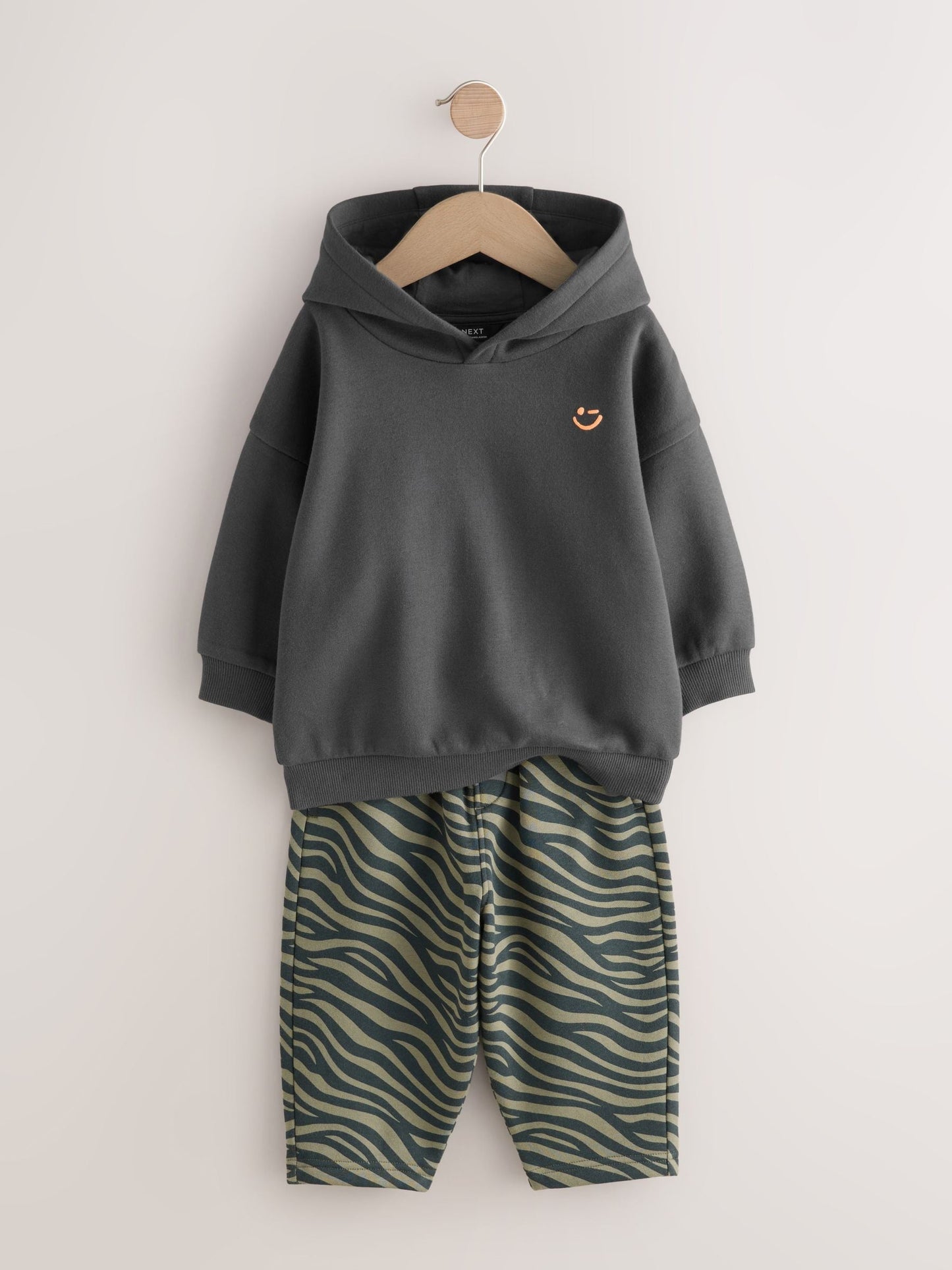Charcoal Grey Hoodie And Joggers Set (3mths-7yrs)