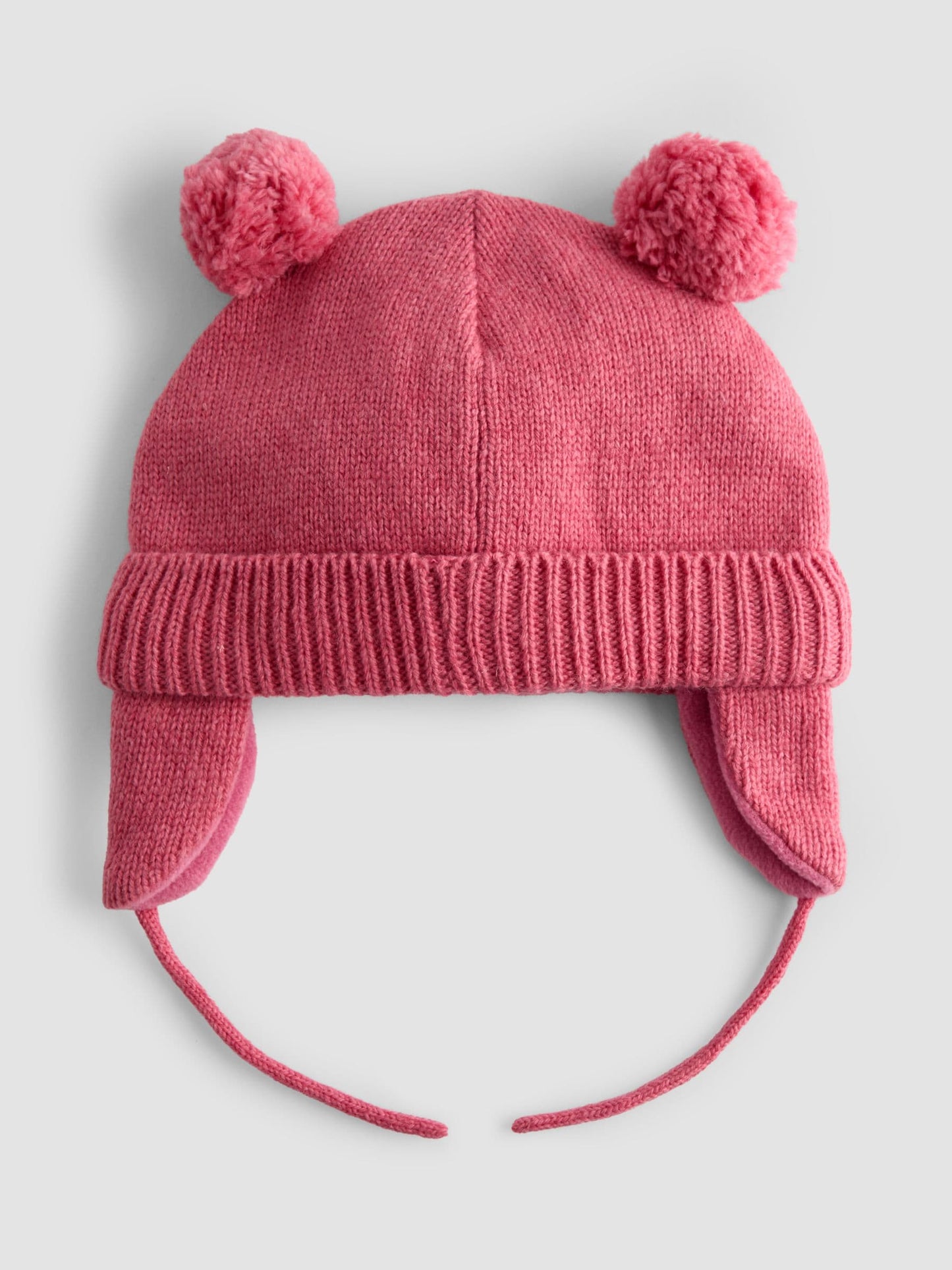 JoJo Maman Bébé Pink Mouse Appliqué Hat image 2