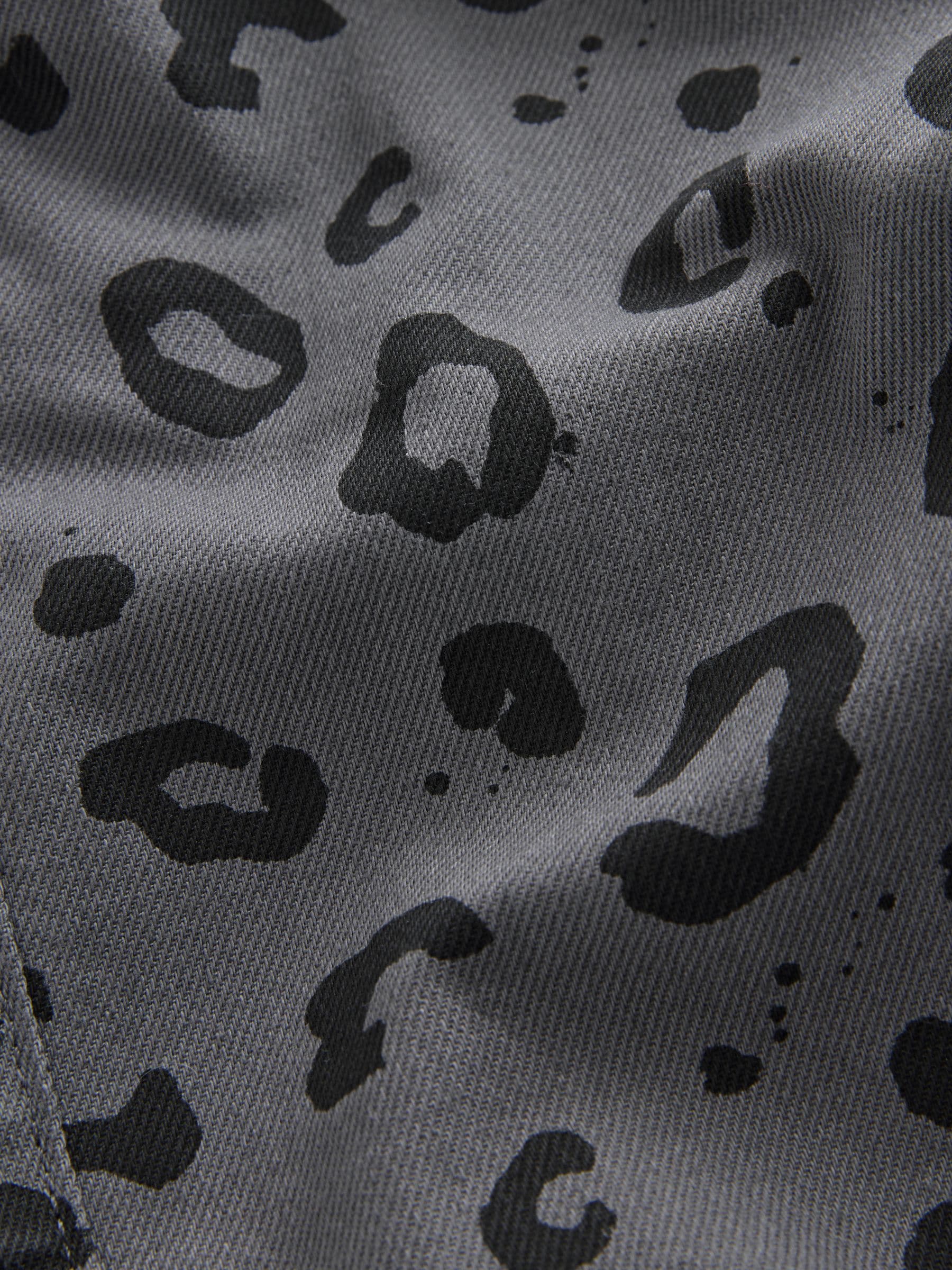 Dsiney Kidz - Charcoal Grey Leopard Print Pull On Wide Trousers (3mths-7yrs) image 7