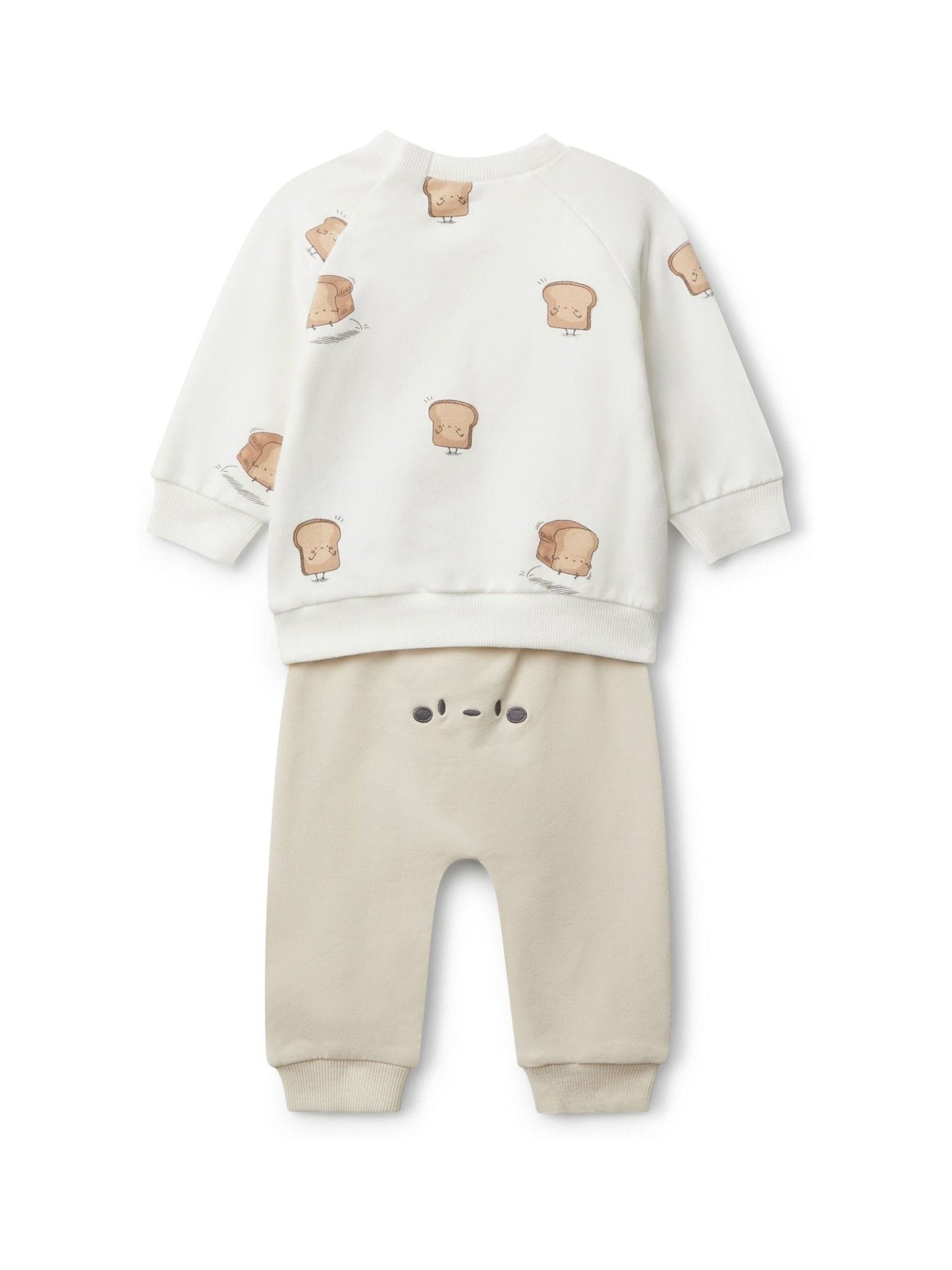 Benetton Natural Printed Top & Leggings Set image 2