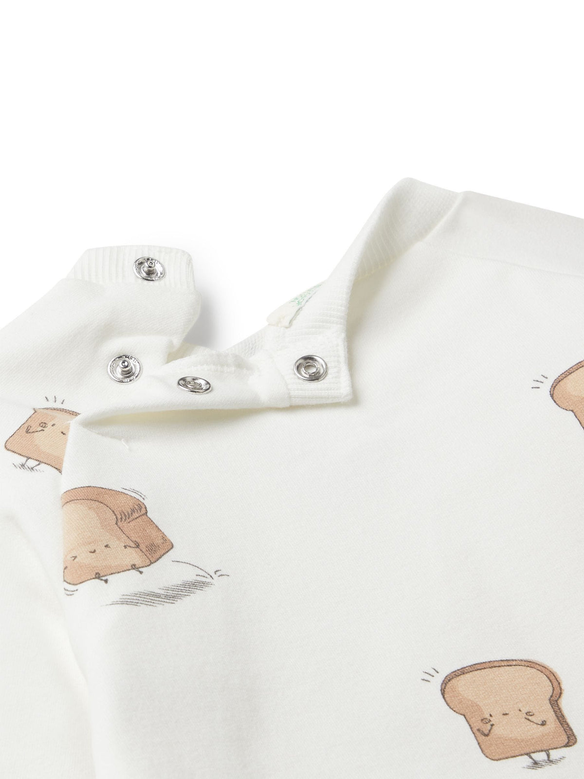 Benetton Natural Printed Top & Leggings Set image 3