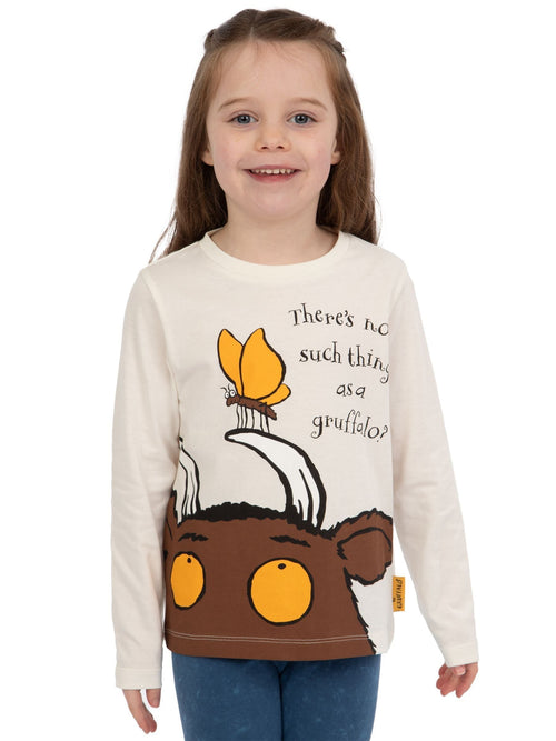 Character Cream The Gruffalo Long Sleeve 100% Cotton T-Shirt image 1