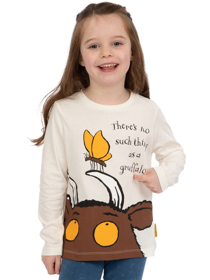 Character Cream The Gruffalo Long Sleeve 100% Cotton T-Shirt image 3