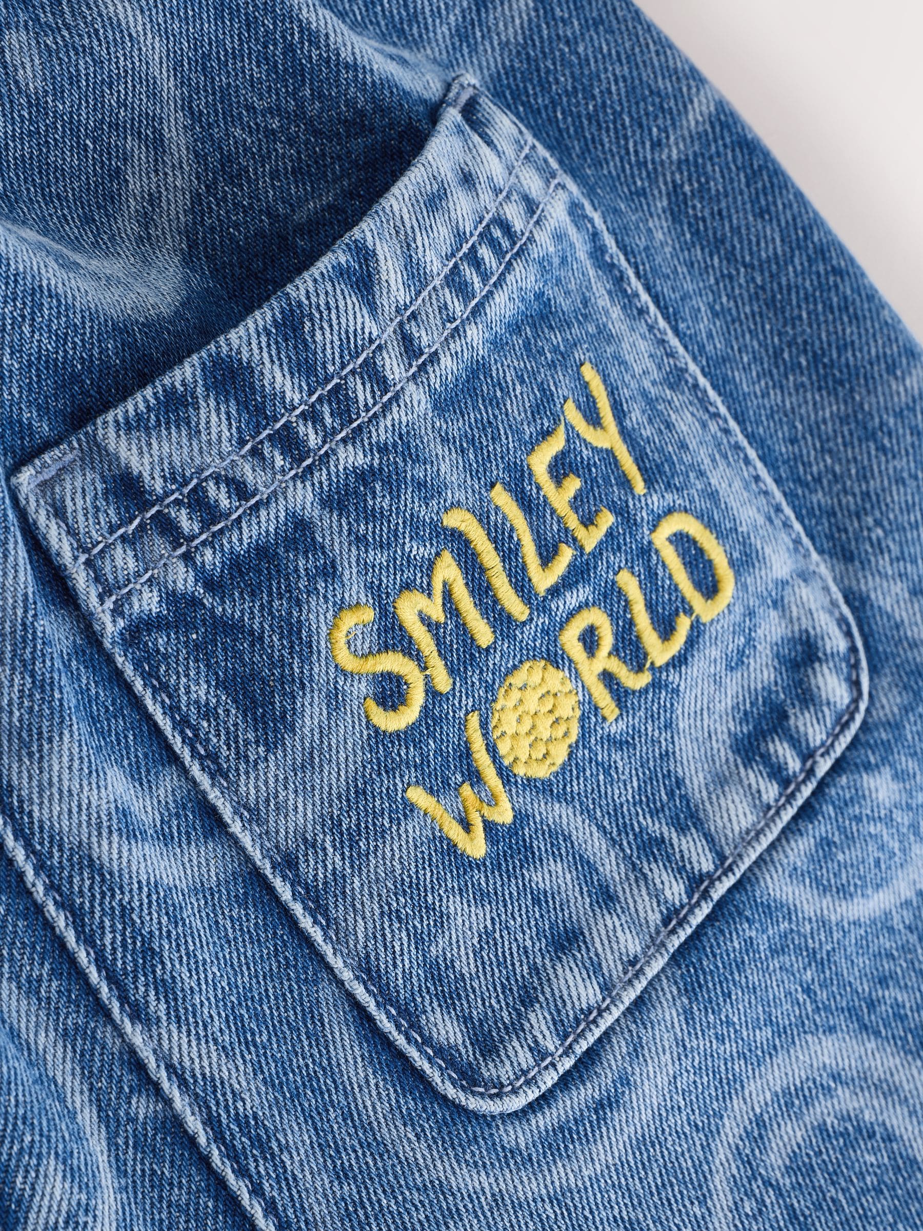 Dsiney Kidz - Mid Blue SmileyWorld® Pullon Barrel Jeans (3-16yrs) image 10