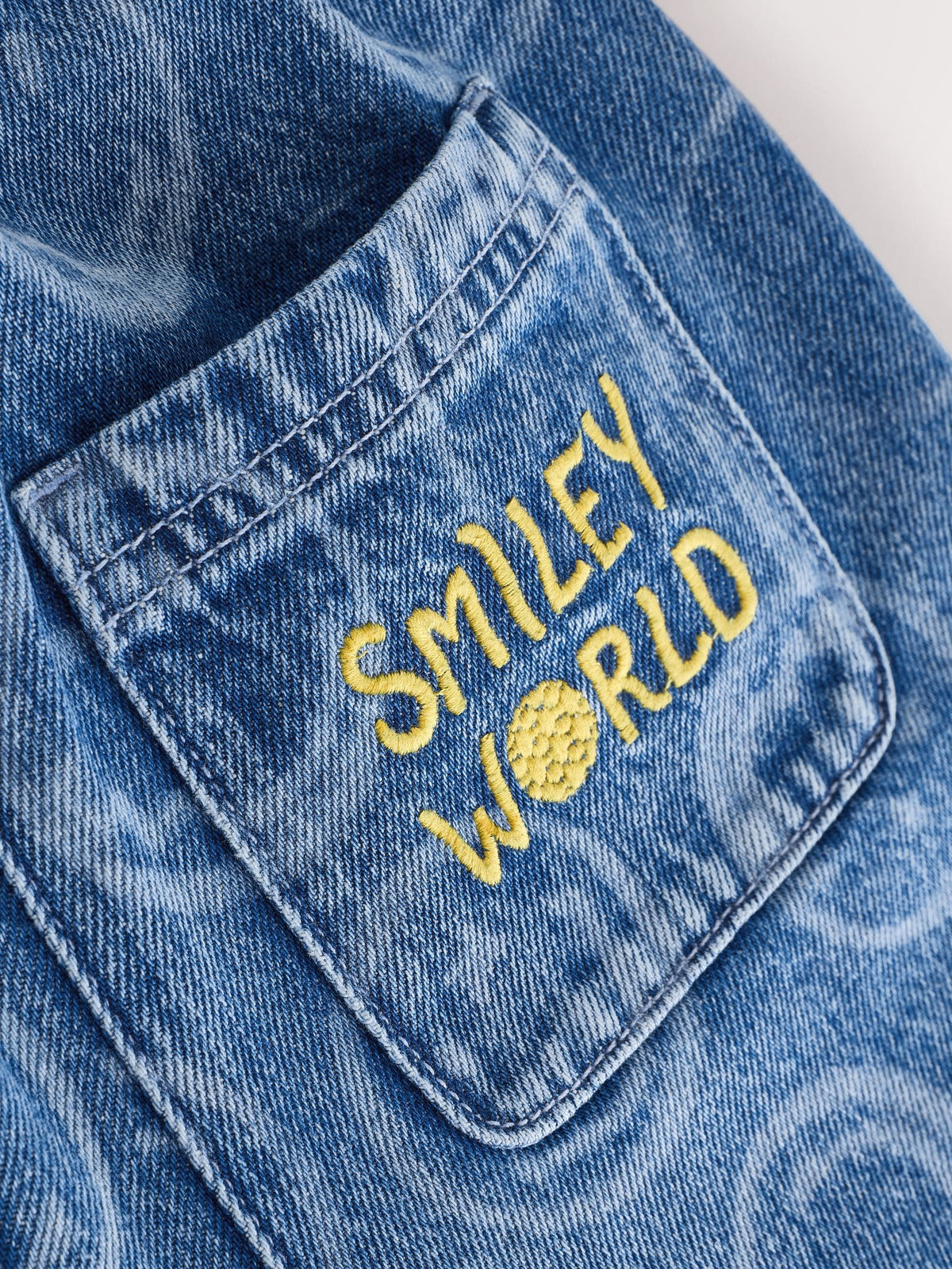 Dsiney Kidz - Mid Blue SmileyWorld® Pullon Barrel Jeans (3-16yrs) image 10