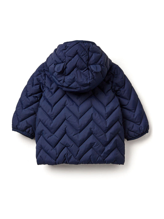 Dsiney Kidz - Benetton Navy Padded Quilt Jacket With Ears image 2