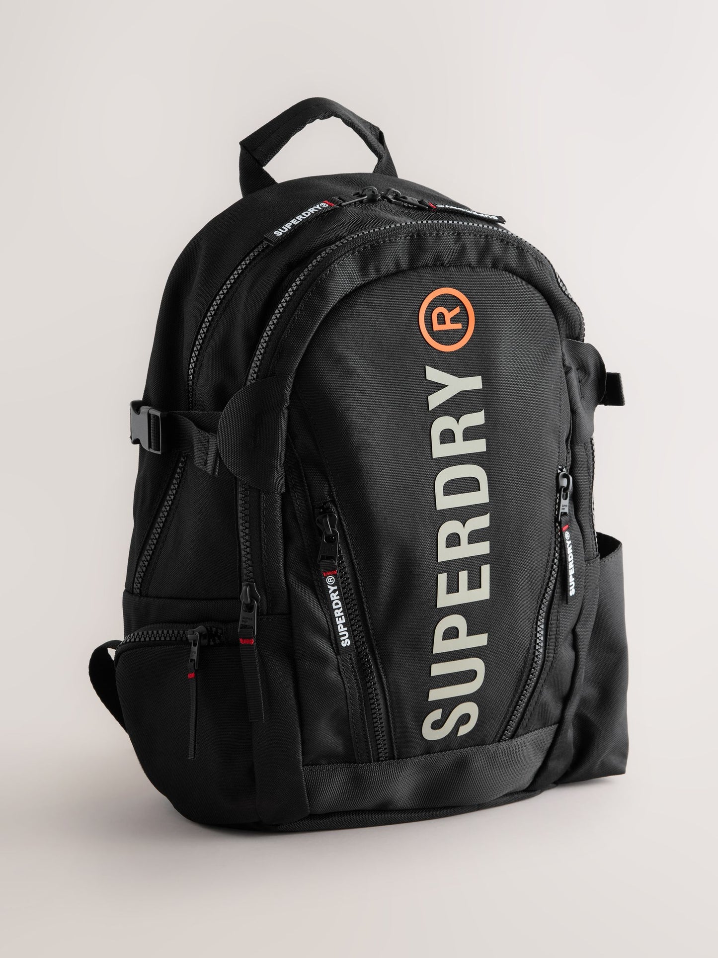 Superdry Black Back to School Logo Backpack image 1