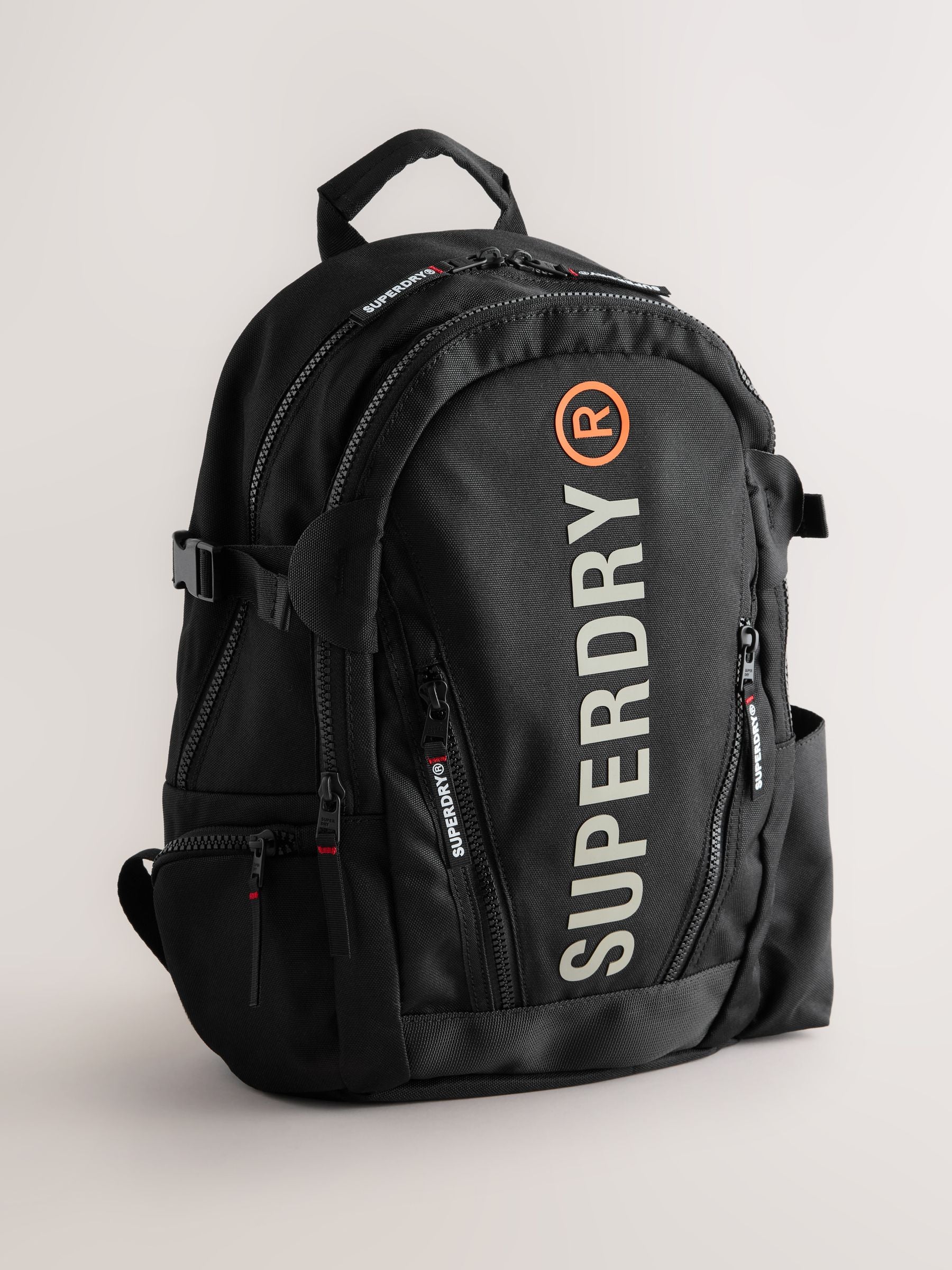 Superdry Black Back to School Logo Backpack image 1