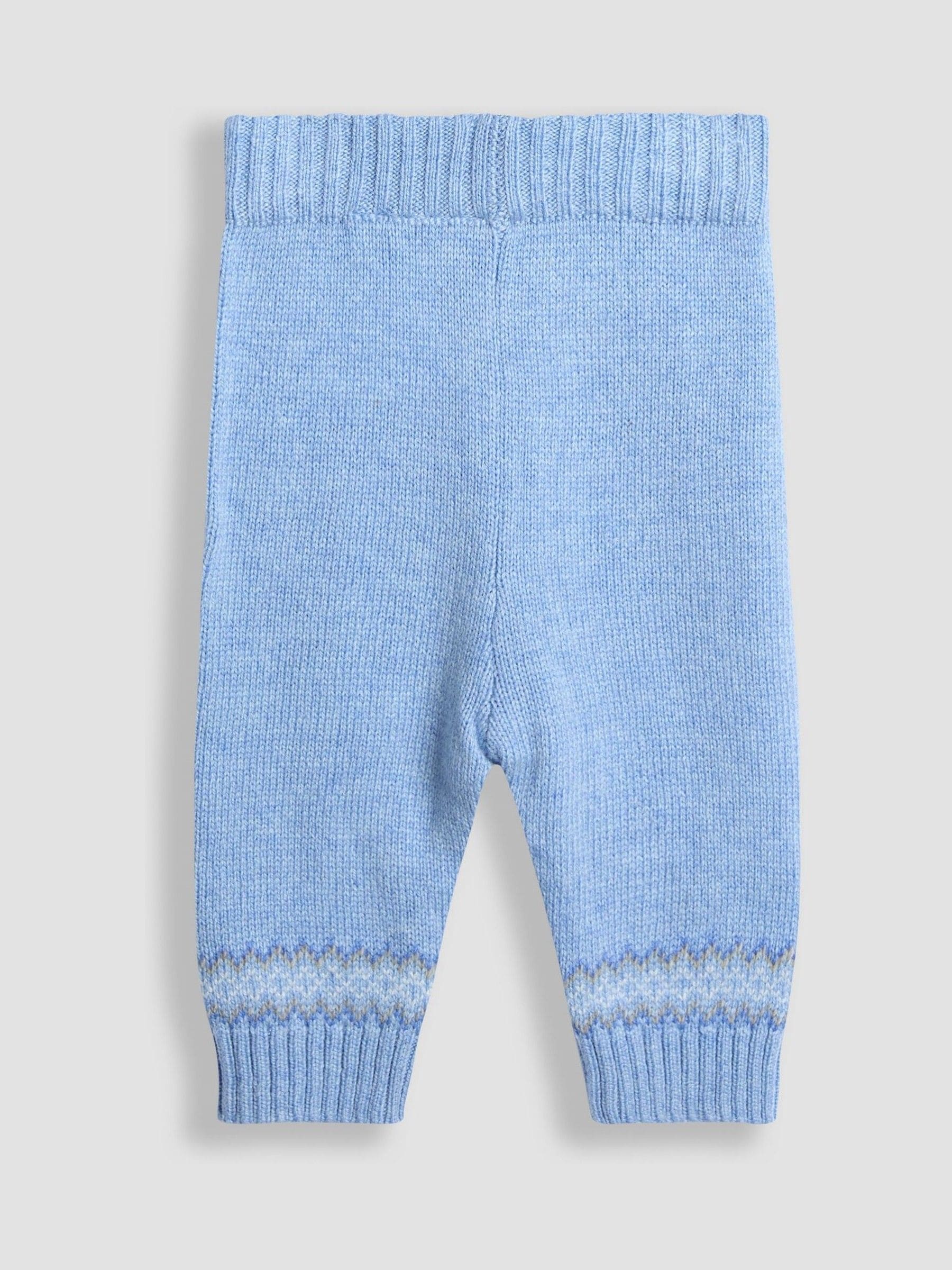 Dsiney Kidz - JoJo Maman Bébé Blue Peter Rabbit™ Fairisle Knit Cardigan & Bottom Set image 5