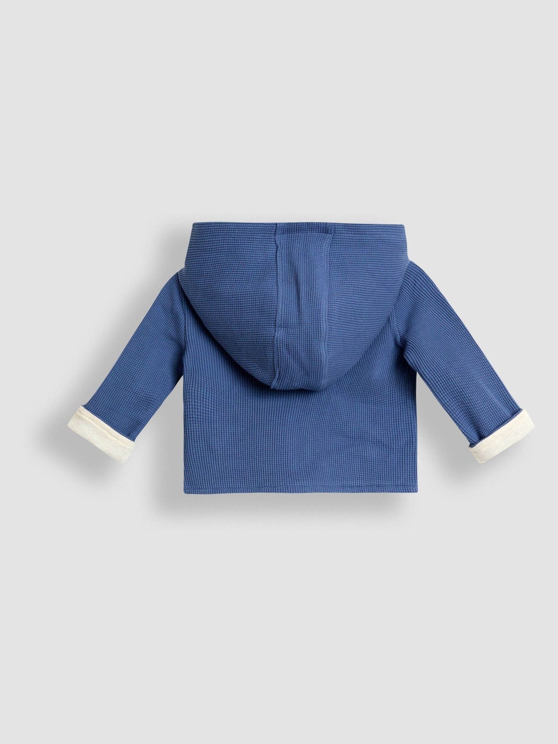 JoJo Maman Bébé Blue Fox 3-Piece Hoodie, Jogger & Body Set image 4