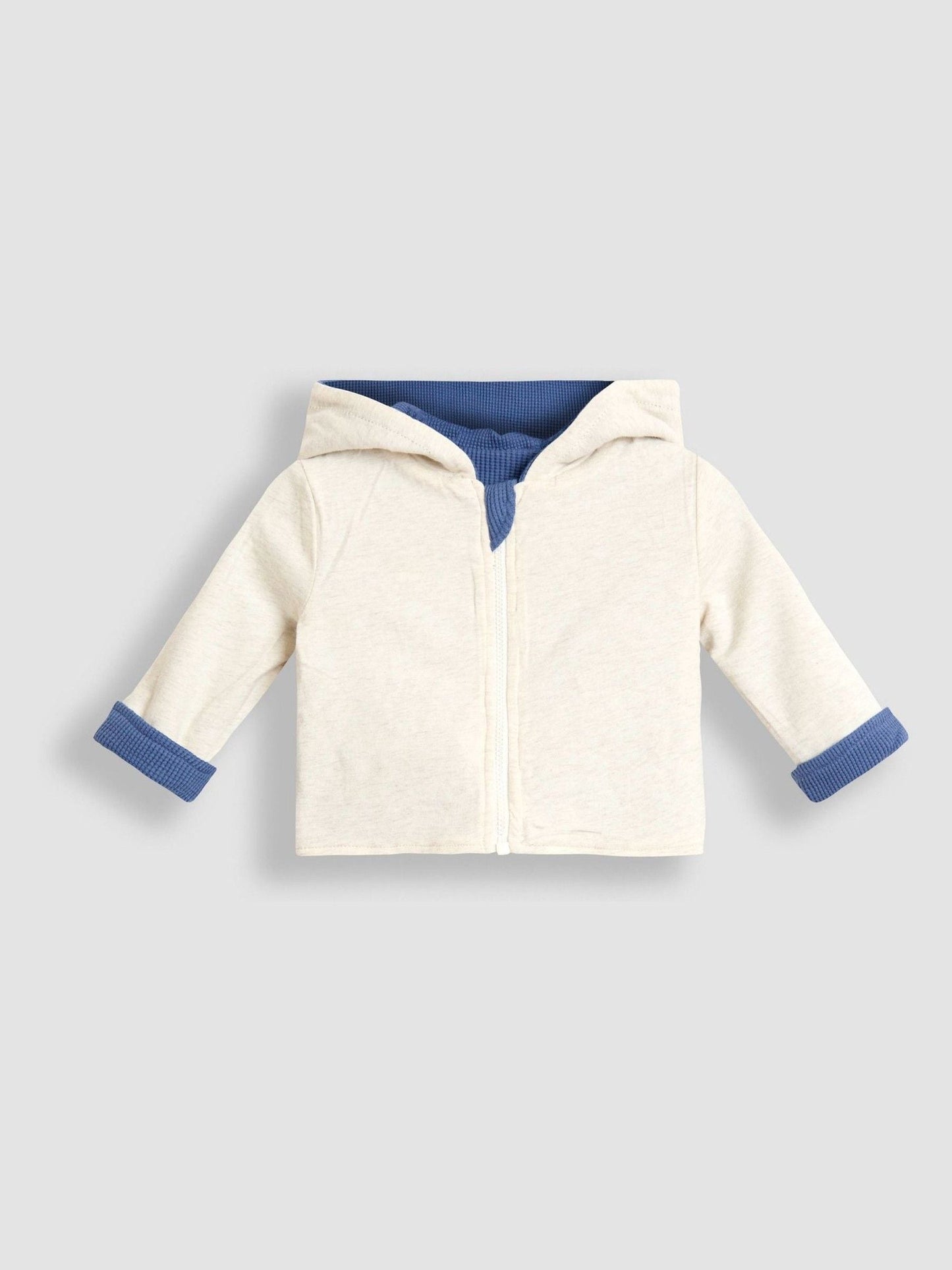 JoJo Maman Bébé Blue Fox 3-Piece Hoodie, Jogger & Body Set image 5