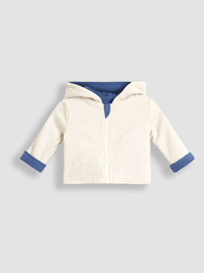 JoJo Maman Bébé Blue Fox 3-Piece Hoodie, Jogger & Body Set image 5