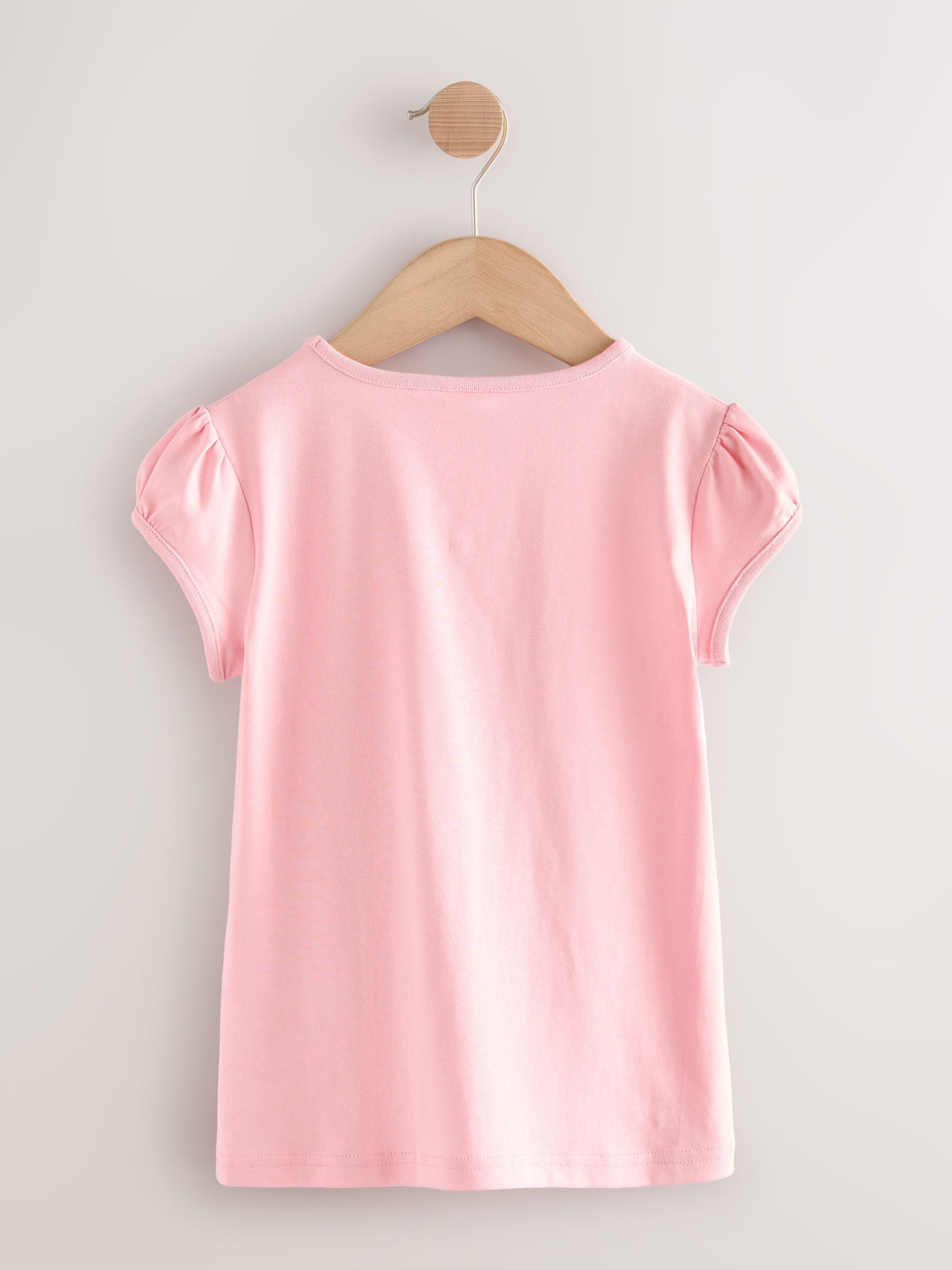 Dsiney Kidz - Pink 2 Pack Puff Sleeve T-Shirts (3-16yrs) image 3