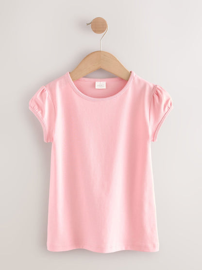Dsiney Kidz - Pink 2 Pack Puff Sleeve T-Shirts (3-16yrs) image 4