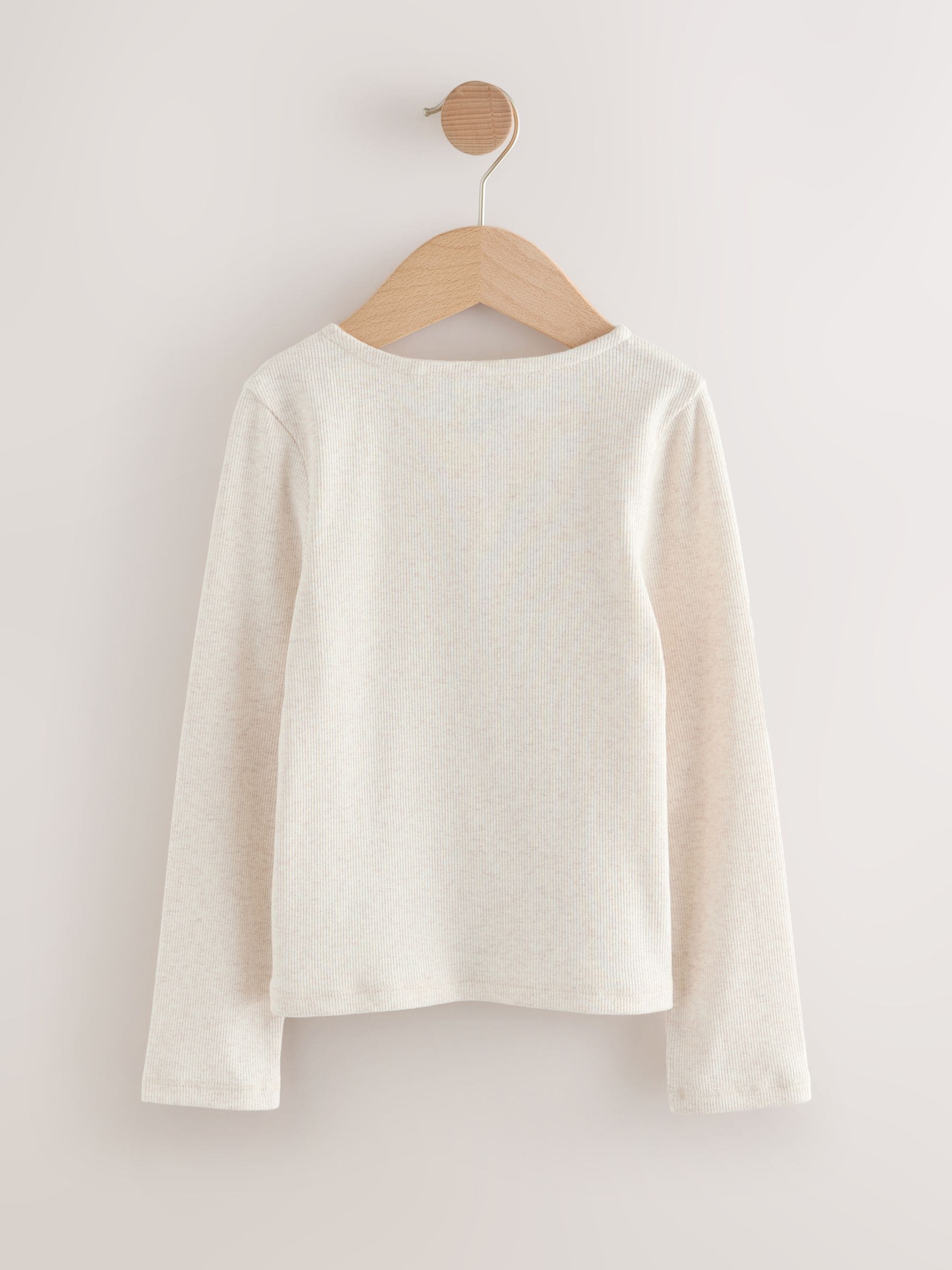 Dsiney Kidz - Oatmeal Long Sleeve Ribbed Cardigan (3-16yrs) image 5