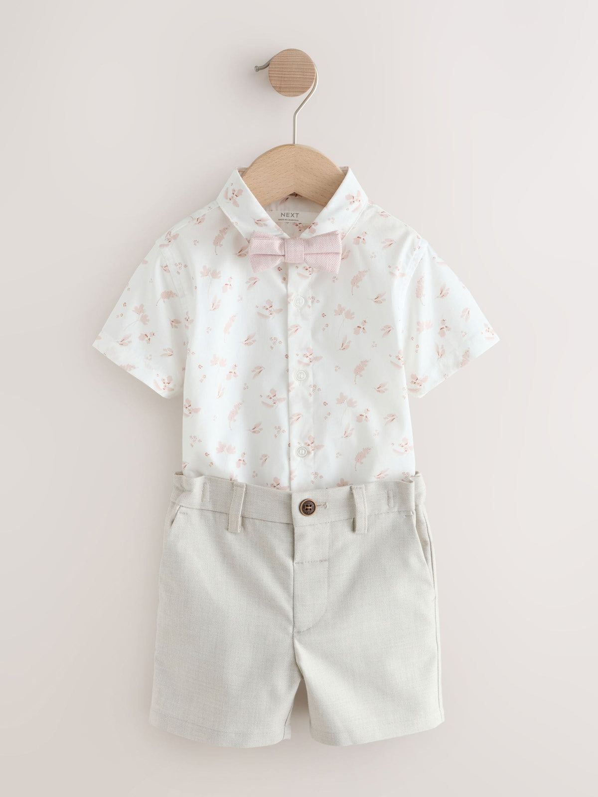 Pink Waistcoat, Shirt, Shorts & Tie Set (3mths-9yrs) image 7
