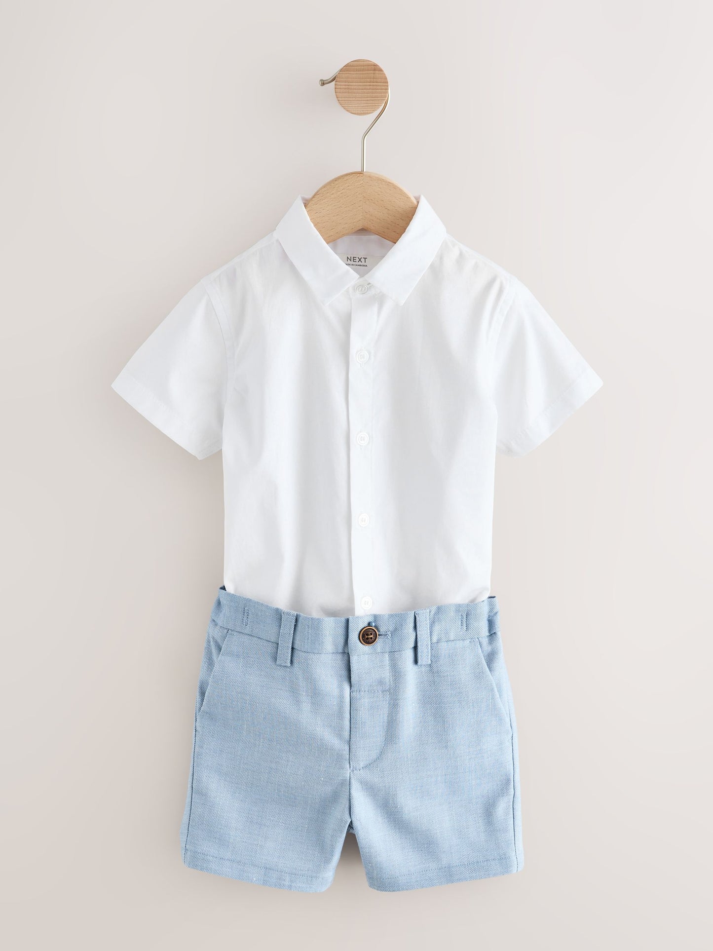 Blue Waistcoat, Shirt, Shorts & Tie Set (3mths-9yrs) image 6