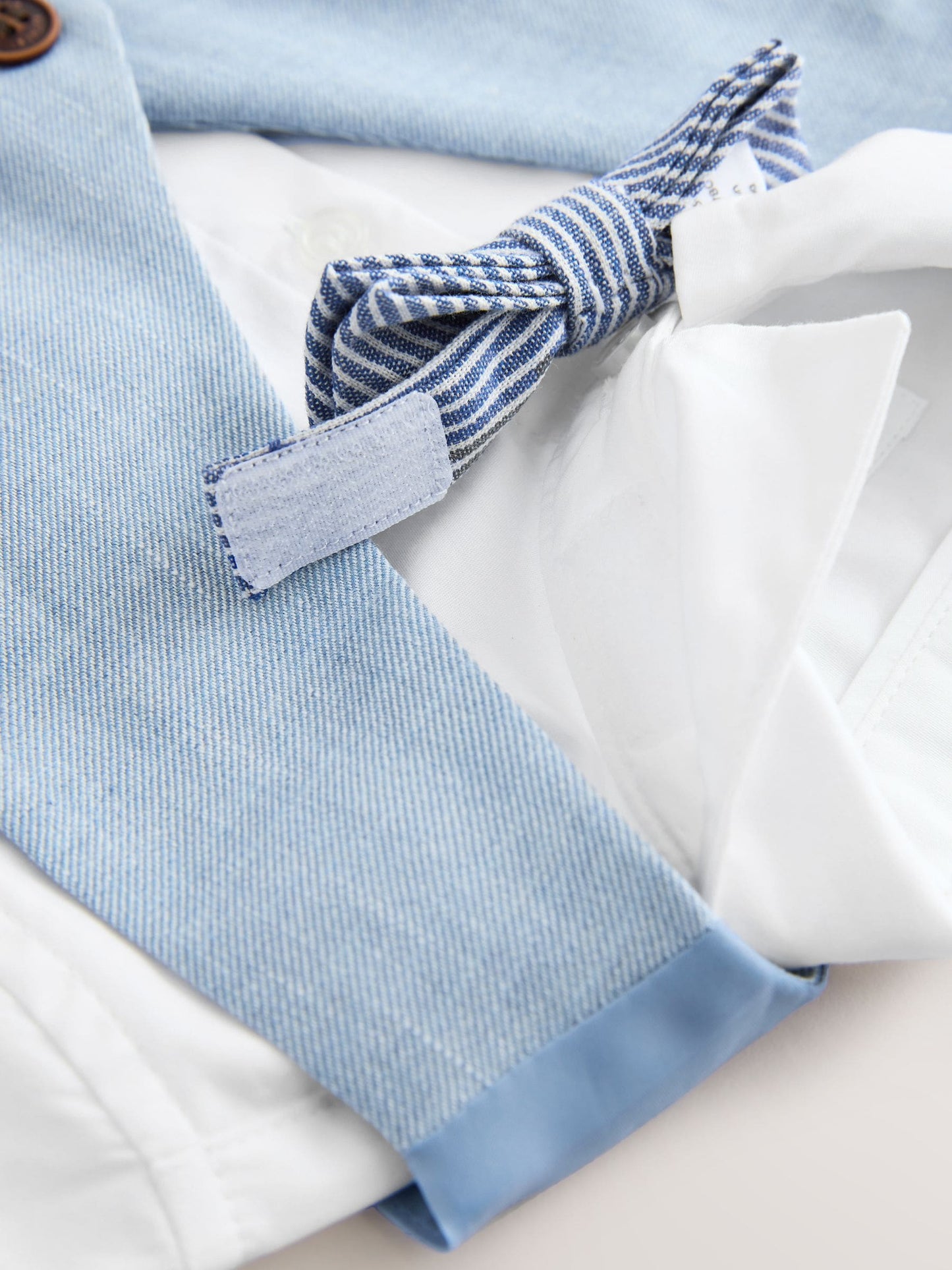 Blue Waistcoat, Shirt, Shorts & Tie Set (3mths-9yrs) image 8