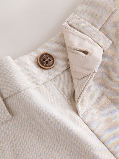 Neutral Waistcoat, Shirt, Shorts & Tie Set (3mths-9yrs) image 8