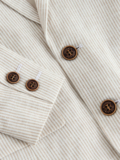 Neutral Stripe Linen Blend Blazer (3mths-9yrs) image 4