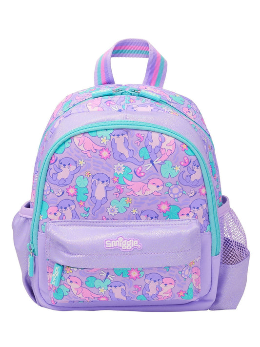 Smiggle Purple Out & About Teeny Tiny Backpack image 1