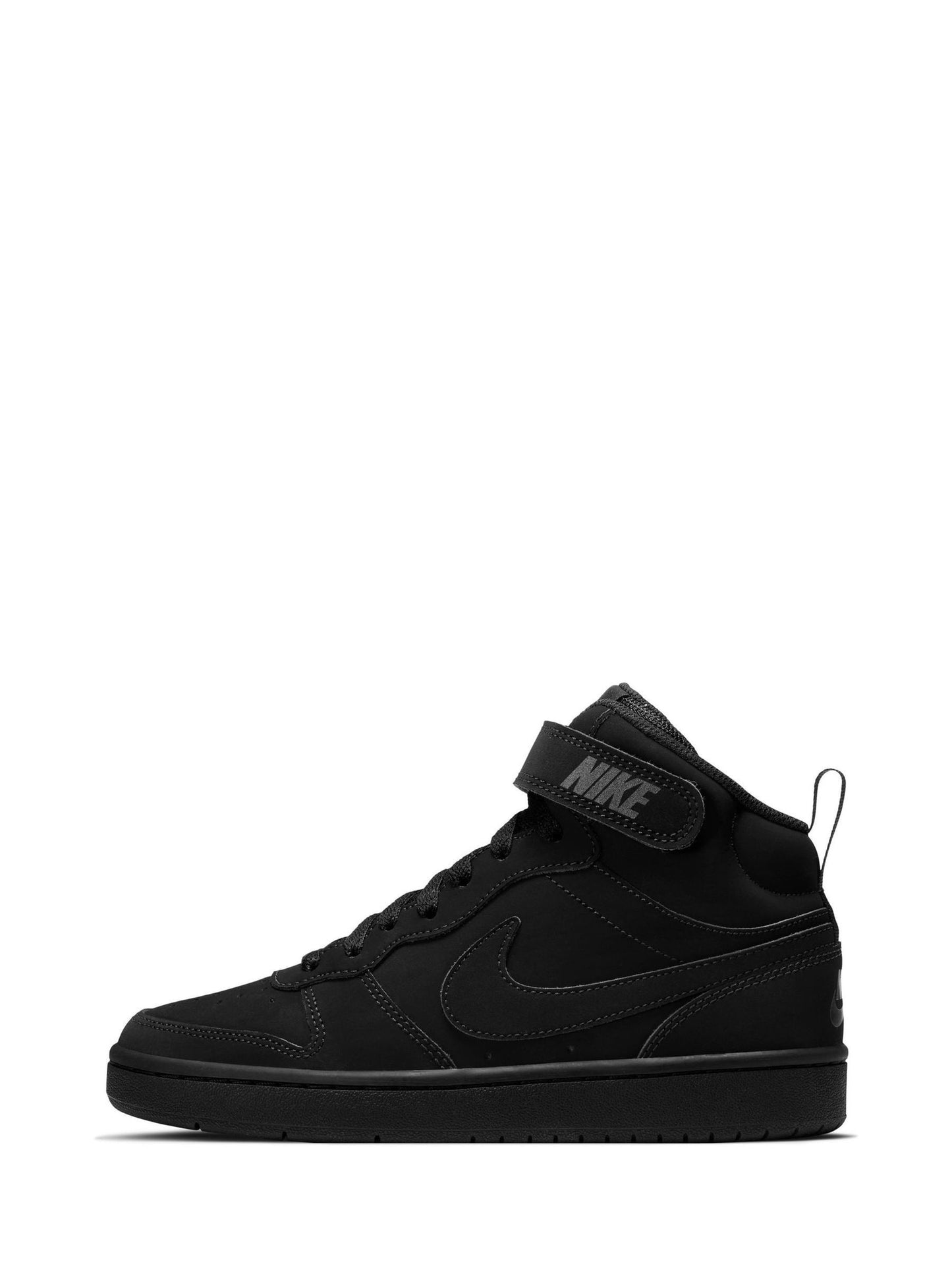 Nike Black Suede Youth Court Borough Mid 2 Trainers image 4