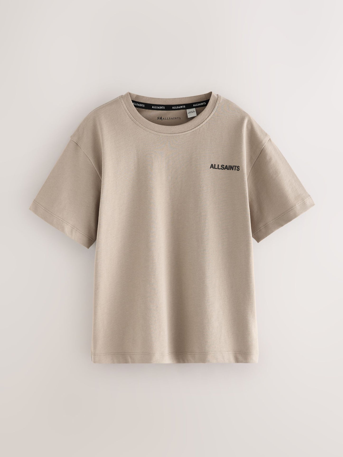 Dsiney Kidz - smALLSAINTS Black/Charcoal Grey Logo Crew Neck Relaxed T-Shirts 3 Pack image 3