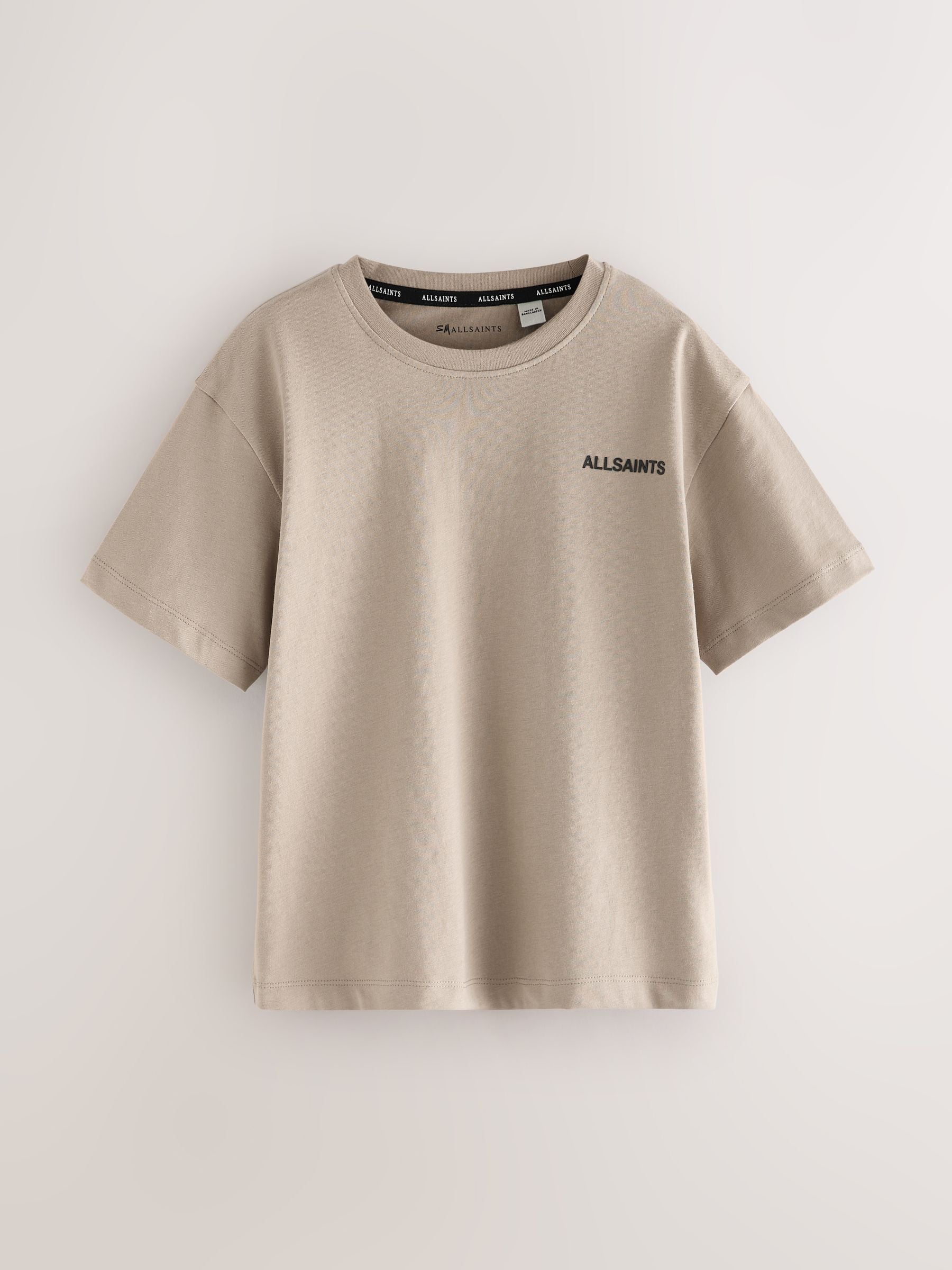 Dsiney Kidz - smALLSAINTS Black/Charcoal Grey Logo Crew Neck Relaxed T-Shirts 3 Pack image 3