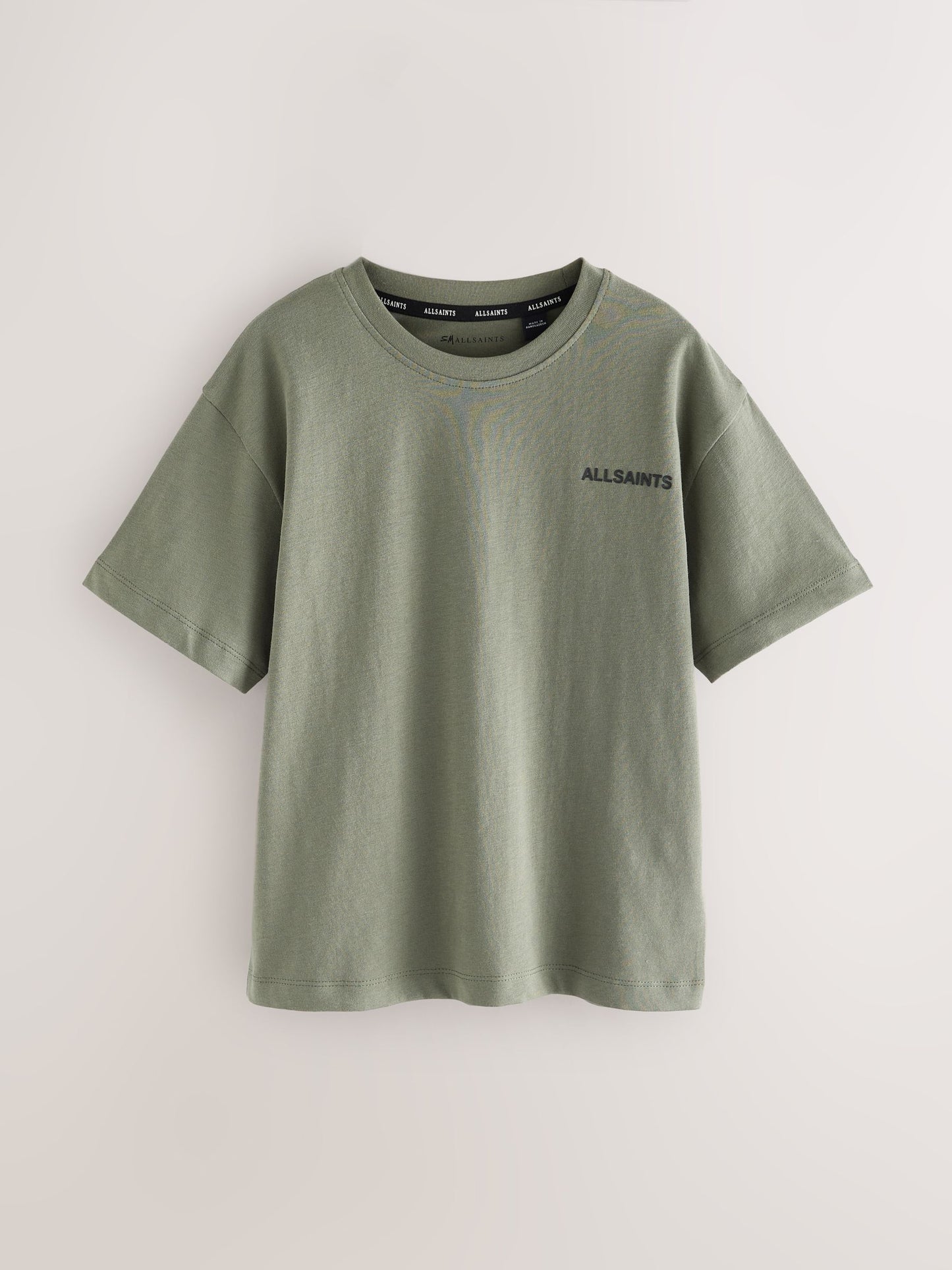 Dsiney Kidz - smALLSAINTS Green/Neutral/Brown Logo Crew Neck Relaxed T-Shirts 3 Pack image 2