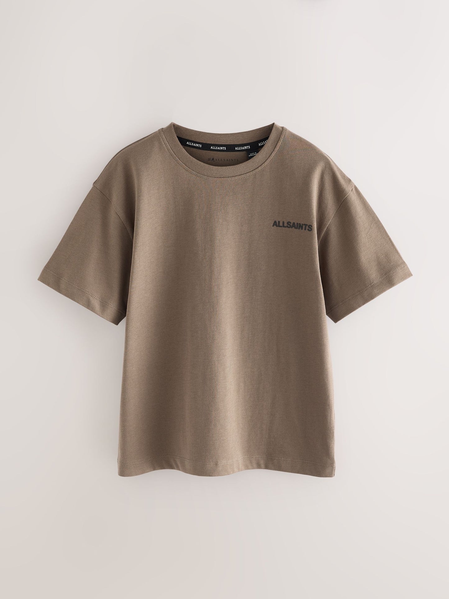 Dsiney Kidz - smALLSAINTS Green/Neutral/Brown Logo Crew Neck Relaxed T-Shirts 3 Pack image 4