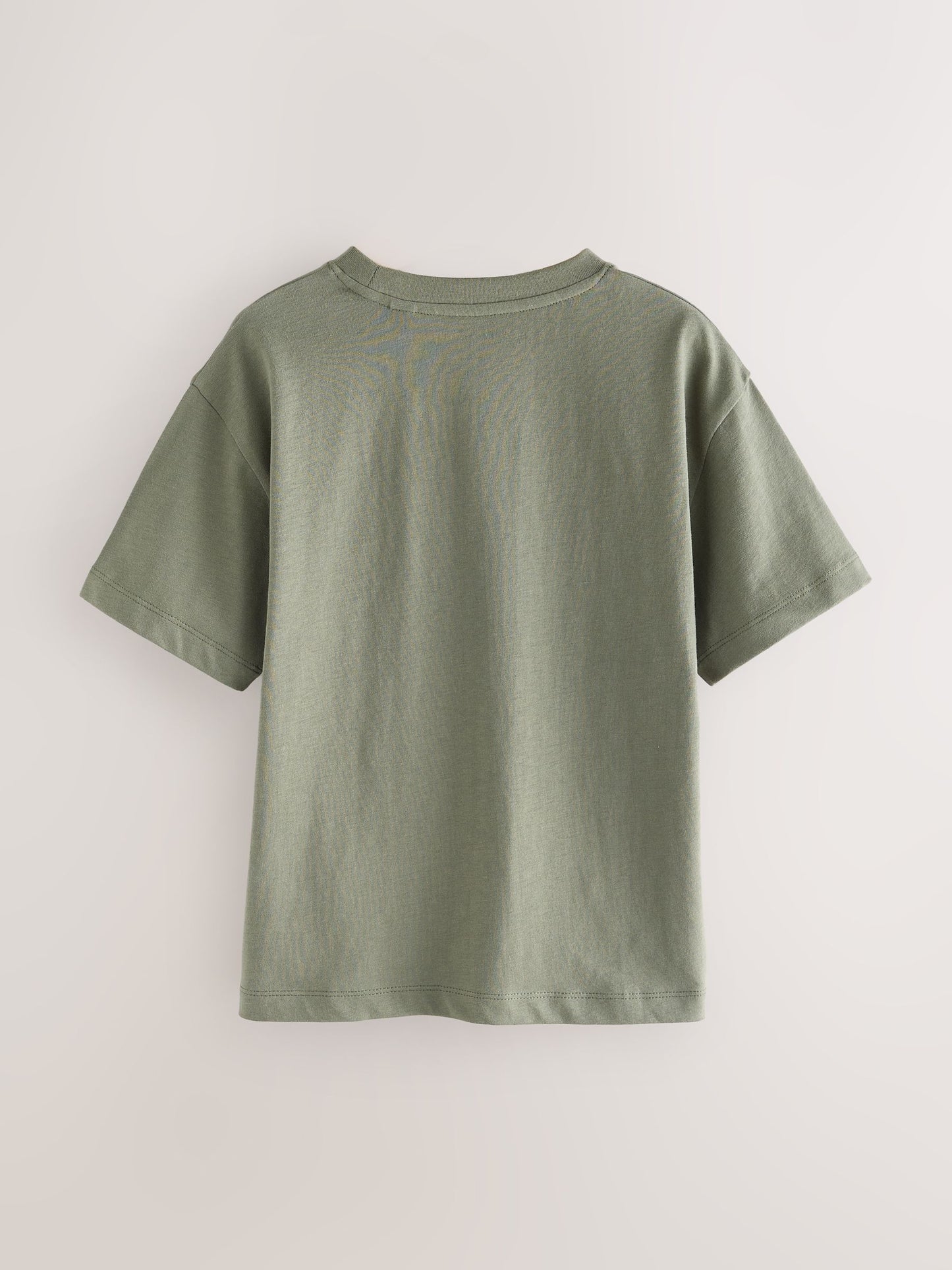Dsiney Kidz - smALLSAINTS Green/Neutral/Brown Logo Crew Neck Relaxed T-Shirts 3 Pack image 5