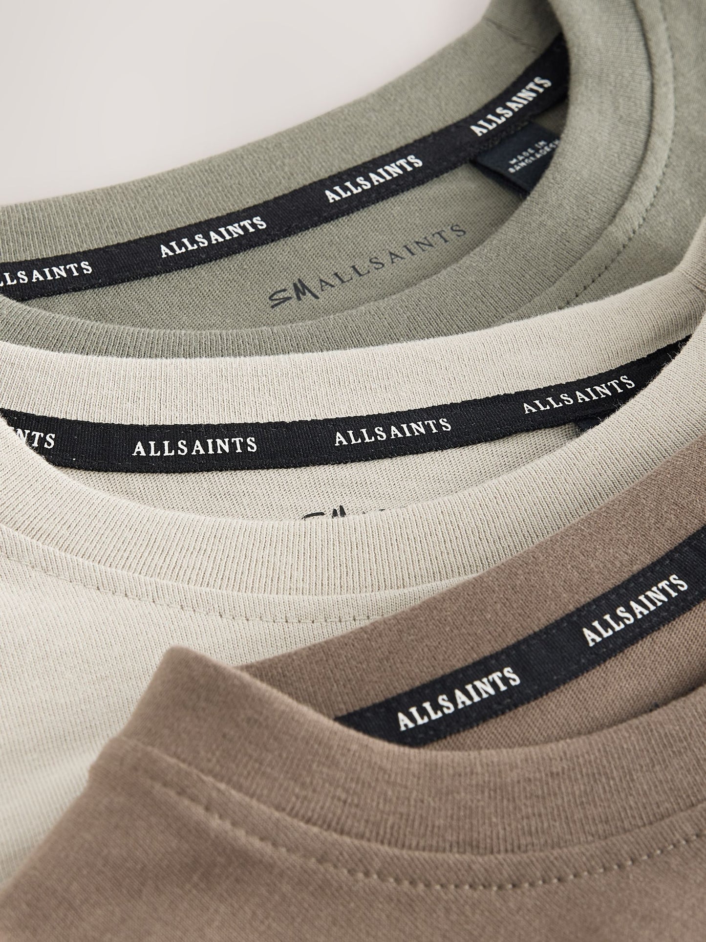 Dsiney Kidz - smALLSAINTS Green/Neutral/Brown Logo Crew Neck Relaxed T-Shirts 3 Pack image 8