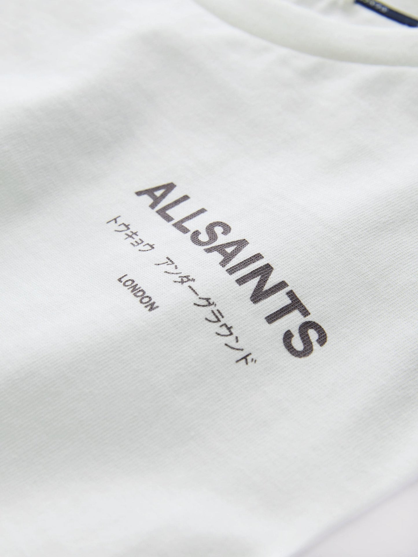 Dsiney Kidz - smALLSAINTS White/Grey Oversized Underground Crew Neck Cotton T-Shirt image 7