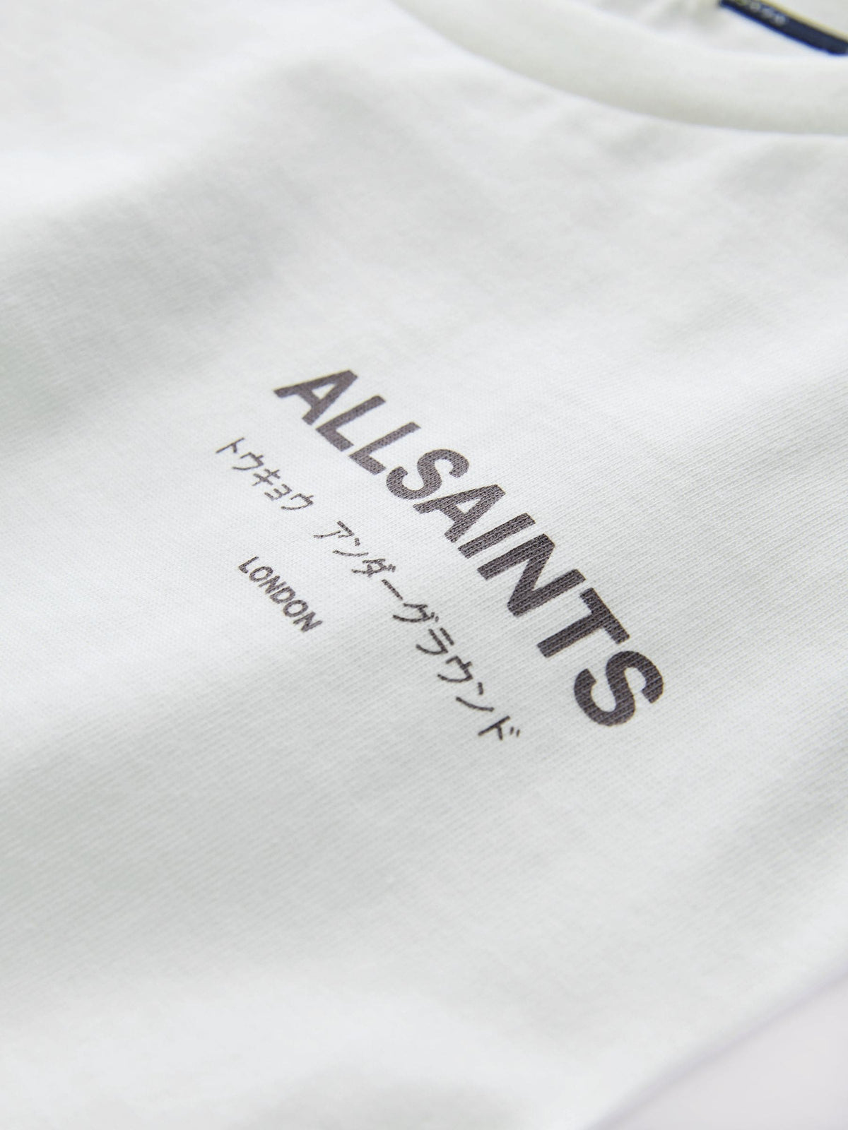 Dsiney Kidz - smALLSAINTS White/Grey Oversized Underground Crew Neck Cotton T-Shirt image 7