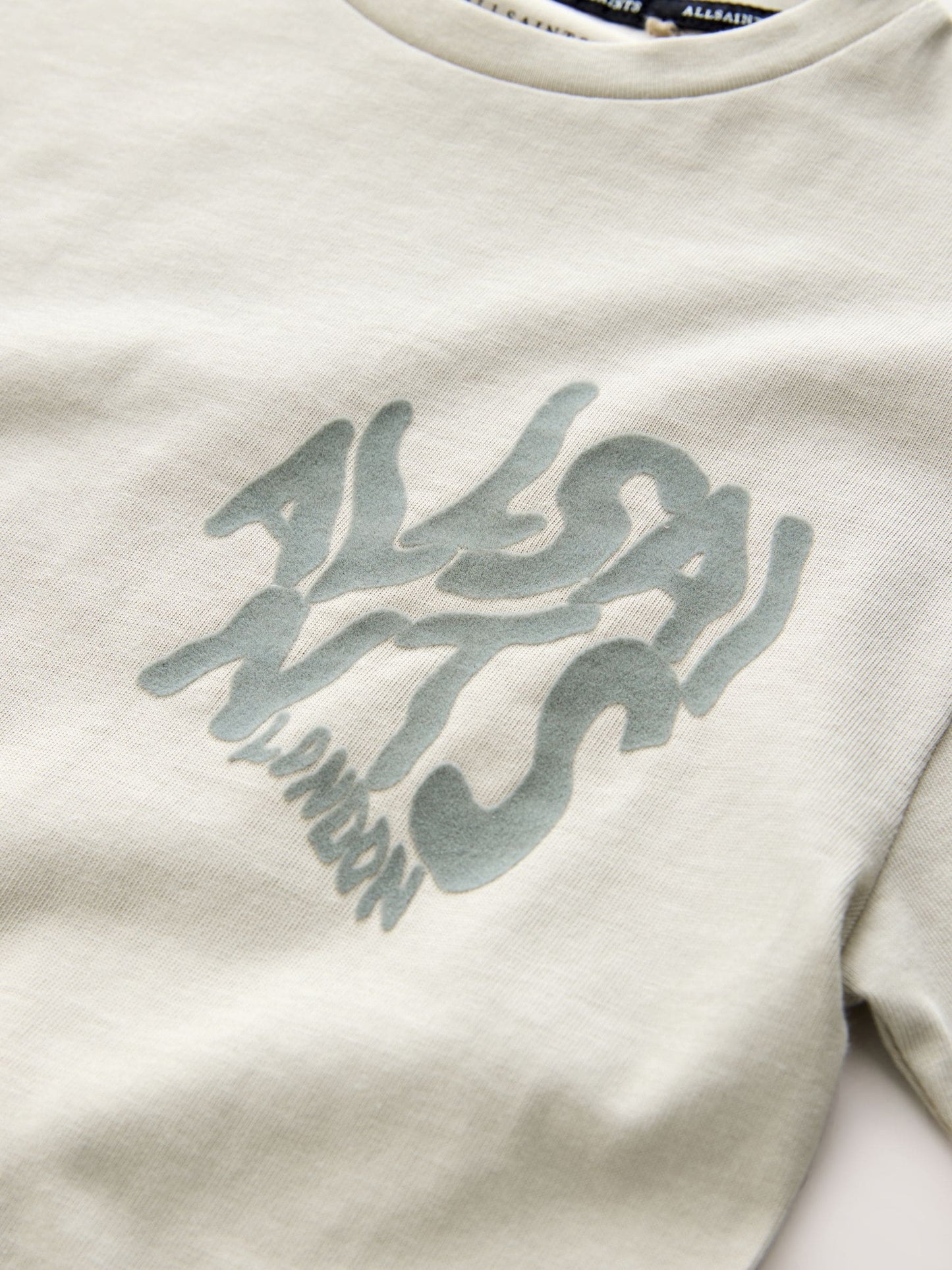 Dsiney Kidz - smALLSAINTS Grey/Flocked Oversized Orlando Logo Crew Neck T-Shirt image 6