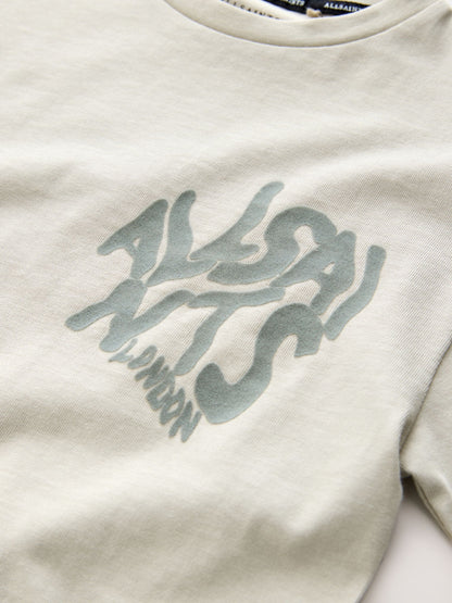 Dsiney Kidz - smALLSAINTS Grey/Flocked Oversized Orlando Logo Crew Neck T-Shirt image 6