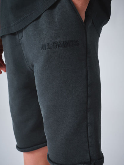 Dsiney Kidz - smALLSAINTS Black Biggy Oversized T-Shirt and Sweat Shorts Set image 5