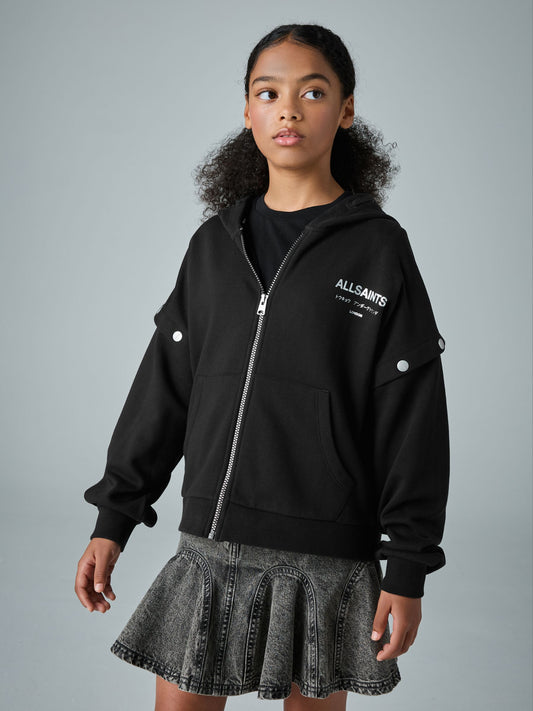 smALLSAINTS Black Amphia Underground Zip Hoodie - image 2