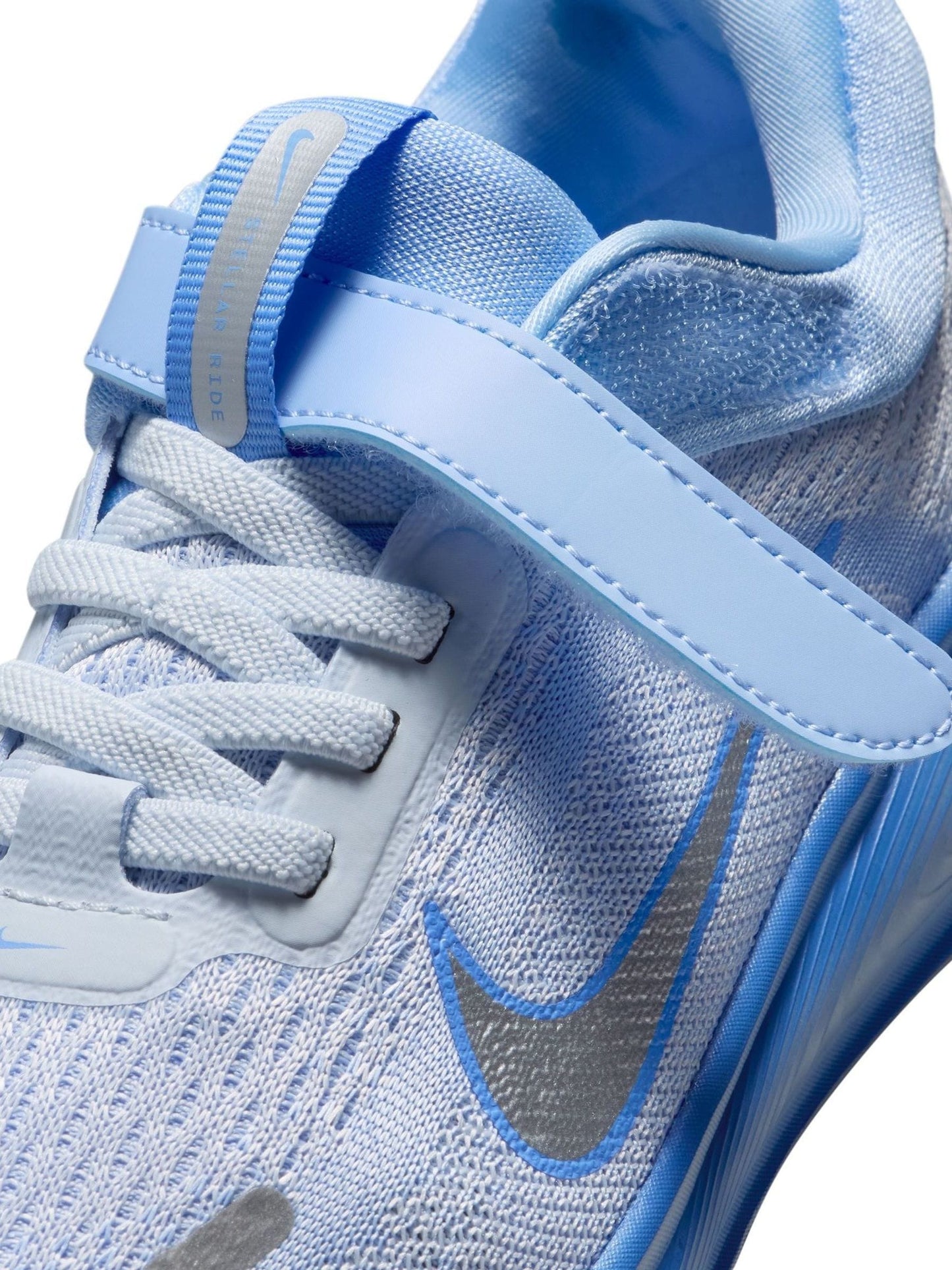 Nike Grey Silver Junior Stellar Ride Trainers image 9