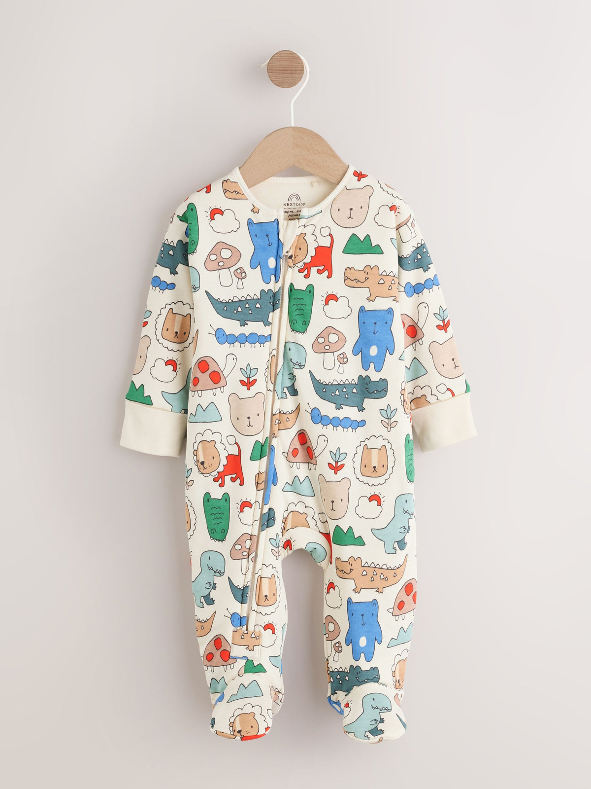 Dsiney Kidz - Bright Jungle 2.5 Tog Two Way Zip Sleepsuit image 1