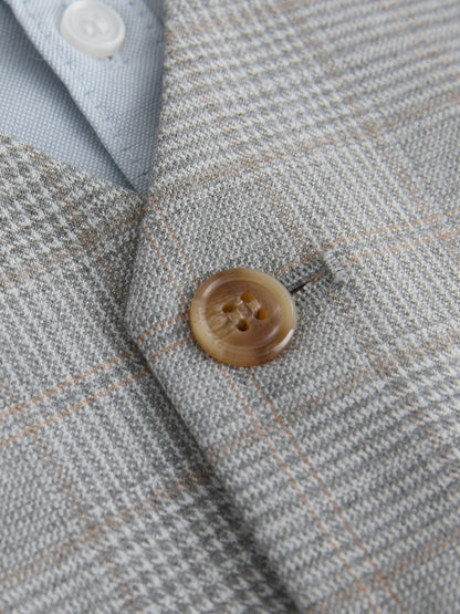 Grey Check Waistcoat Shirt and Bow Tie Set (3mths-9yrs) image 6