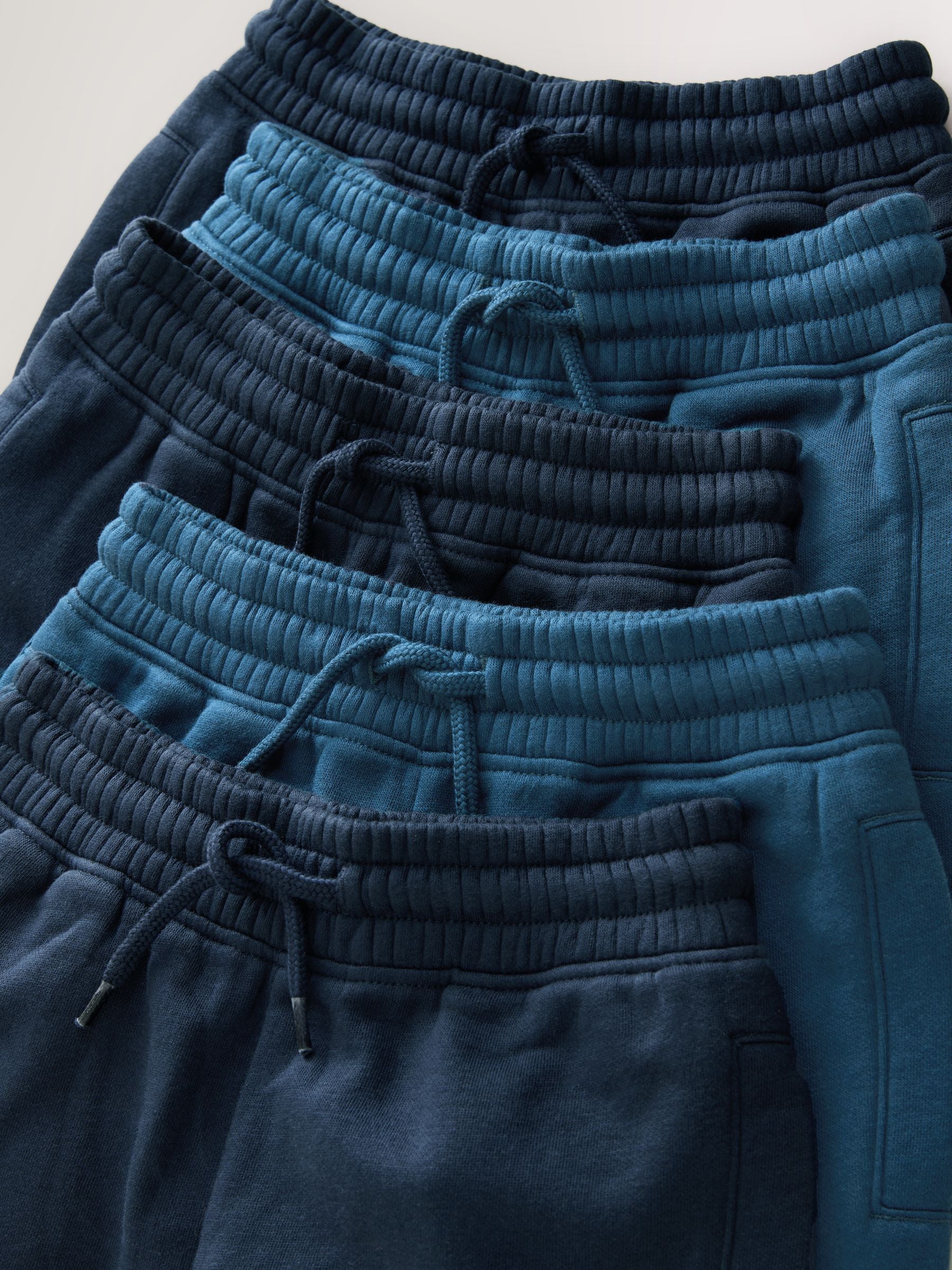 Dsiney Kidz - Navy Slim Fit Basic Joggers 5 Pack (3-16yrs) image 5
