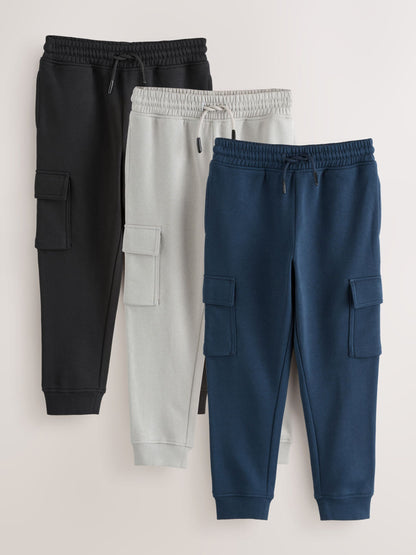 Dsiney Kidz - Multi Slim Cargo Joggers 3 Pack (3-16yrs) image 1